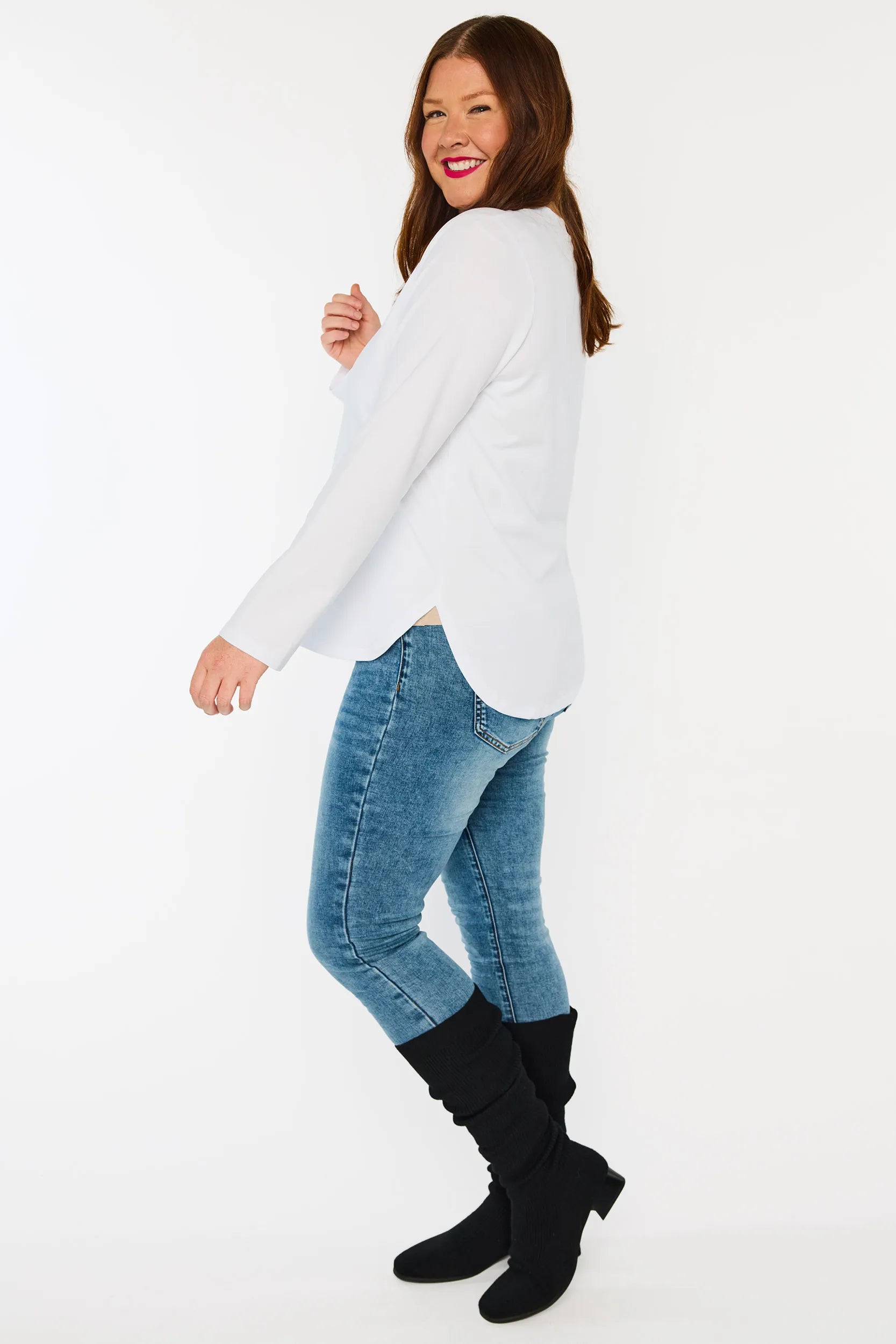 Maryanne White Top – White loose top