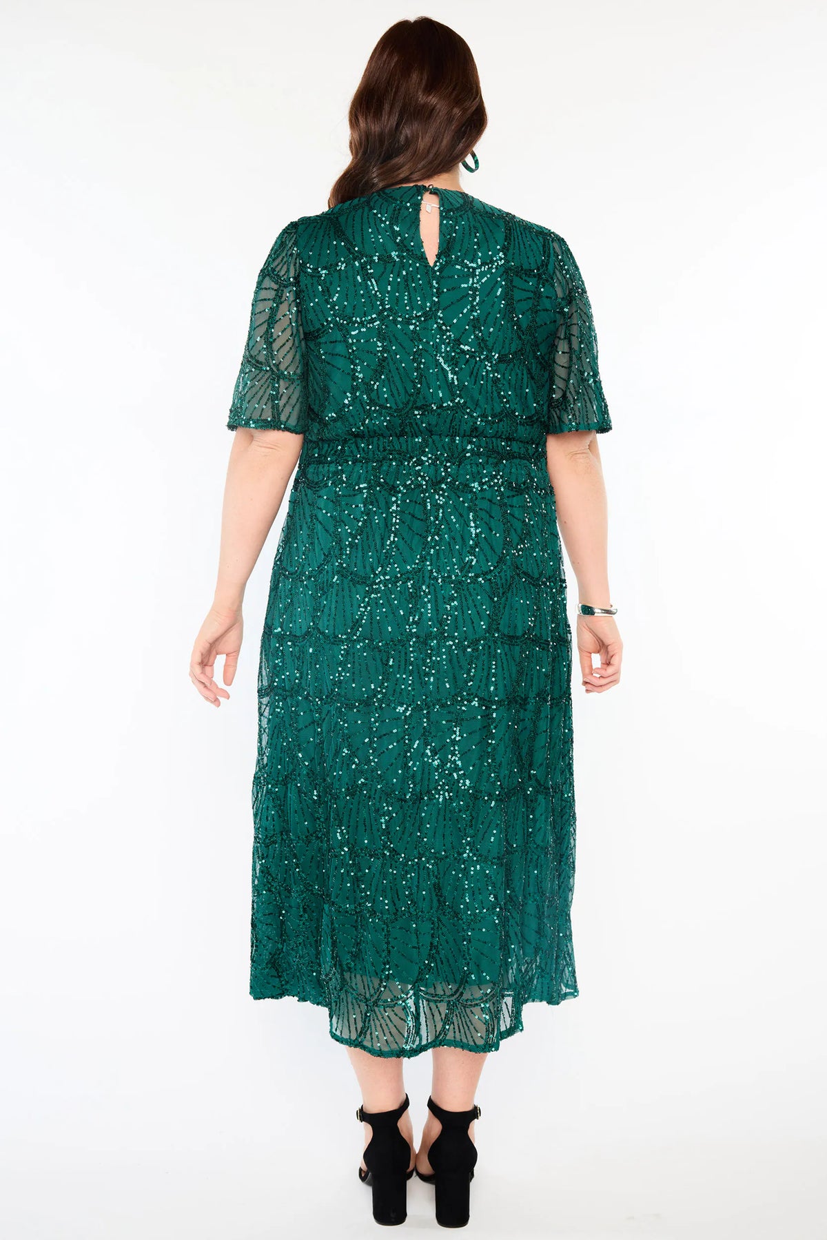 Mercury Green Sequin Dress