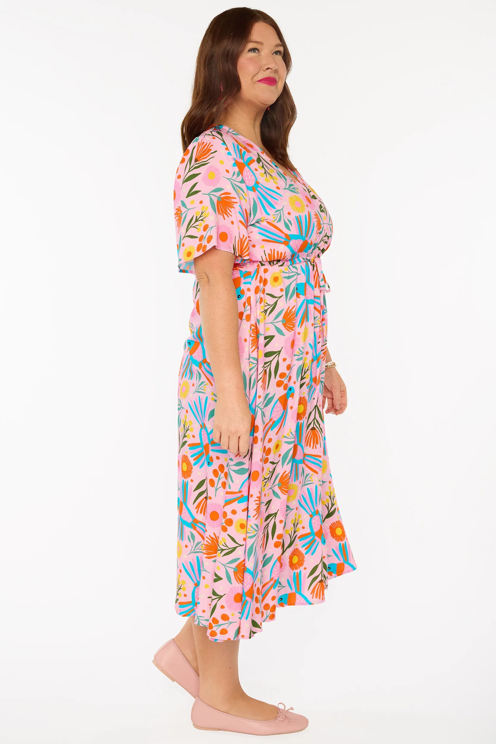 Michelle Native Birds Dress