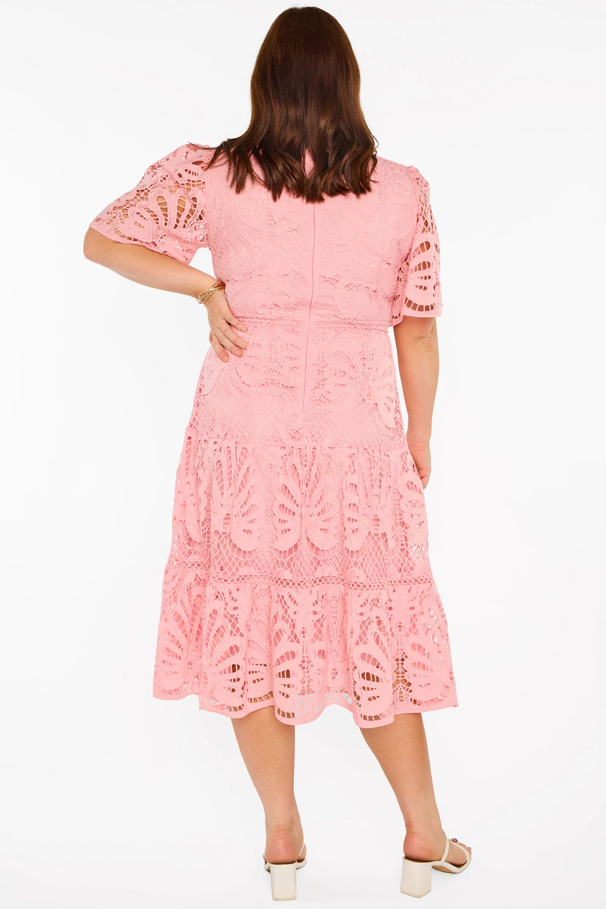 Nicolla Blush Lace Dress