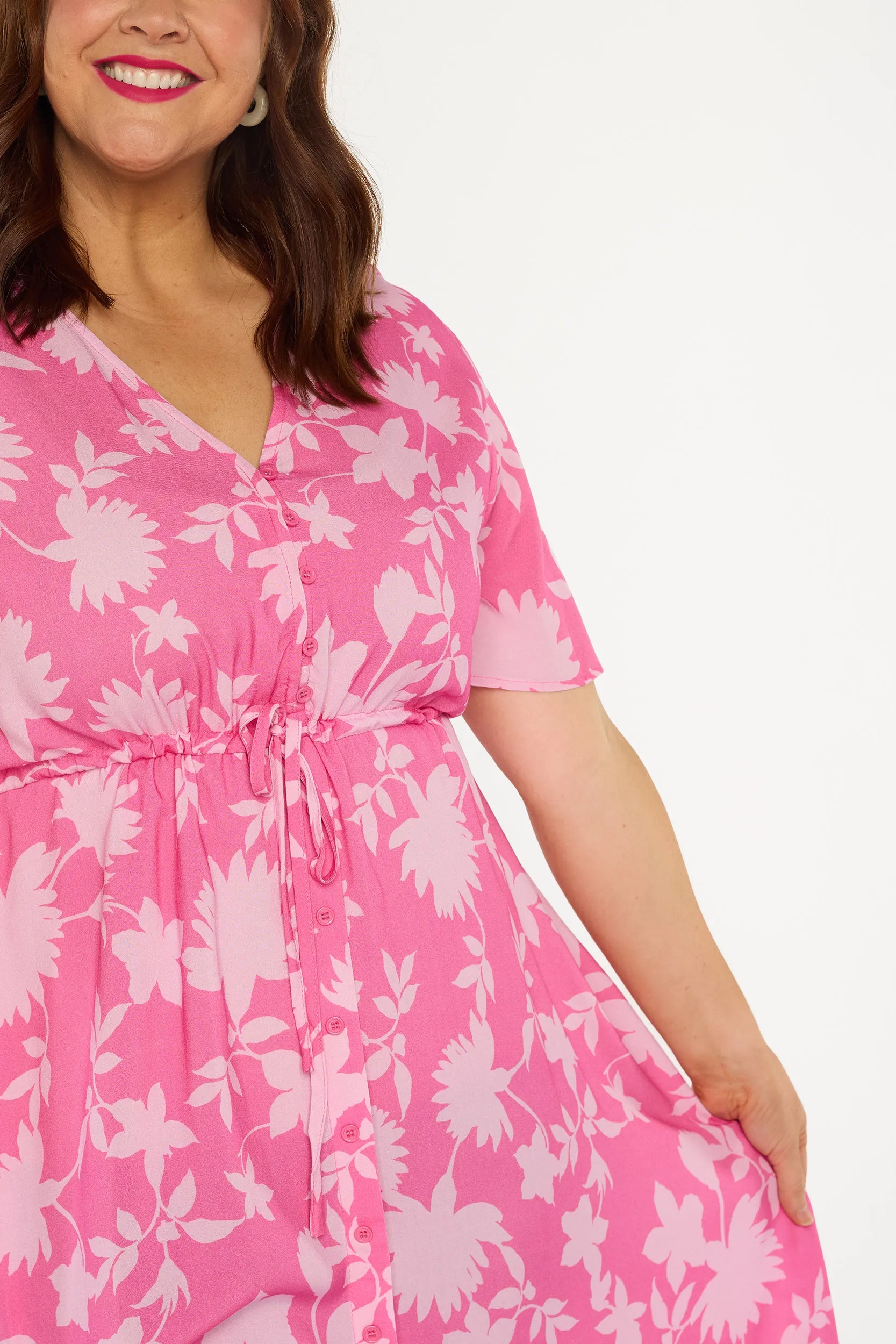 Michelle Pink Ivy Dress