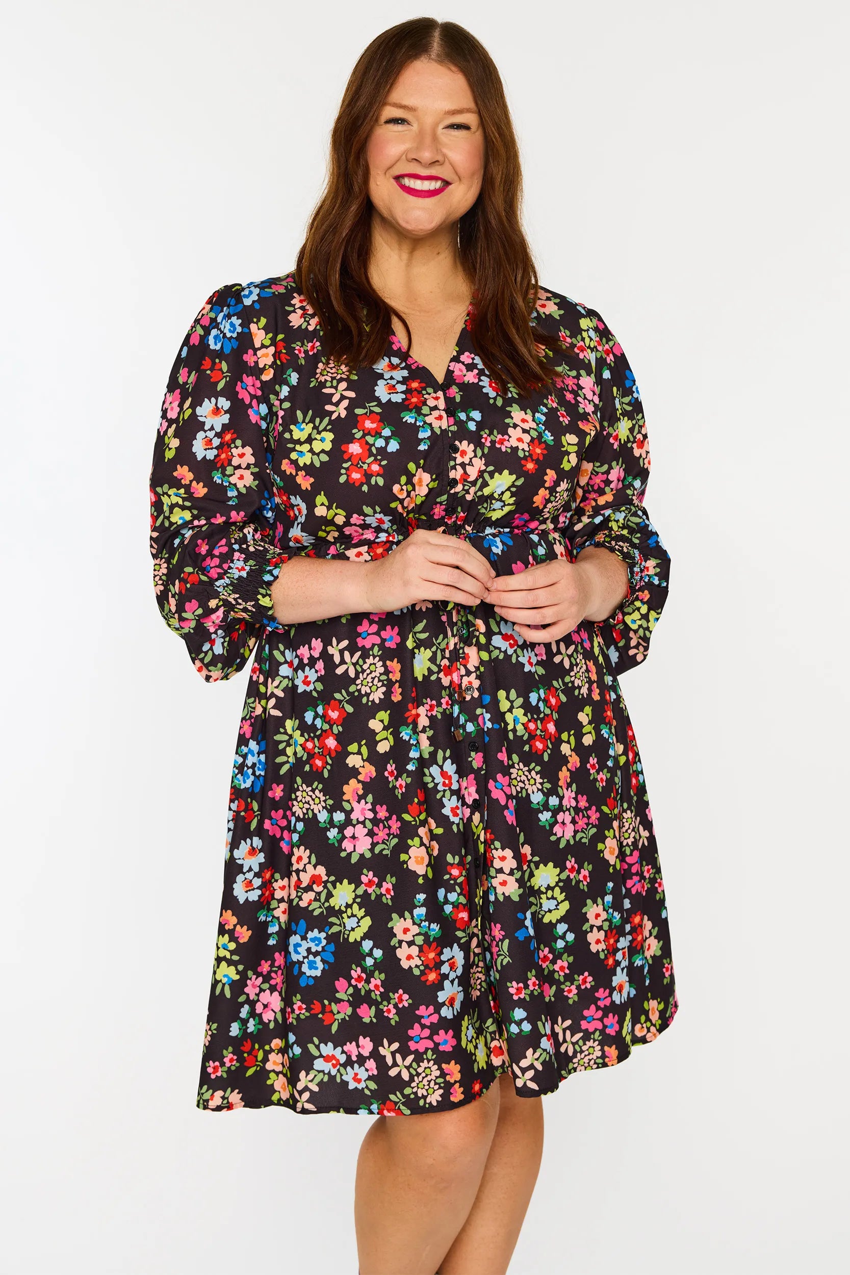 Sofia Rainbow Fields Dress – Rainbow Fields knee length dress