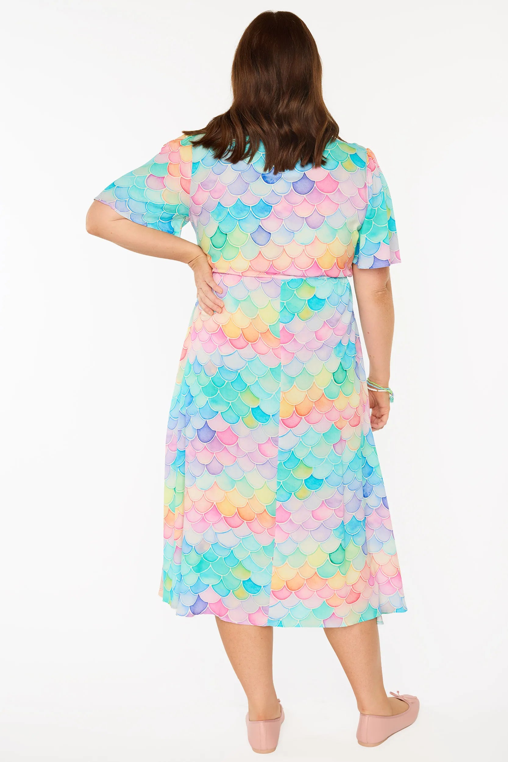 Michelle Rainbow Fish Dress