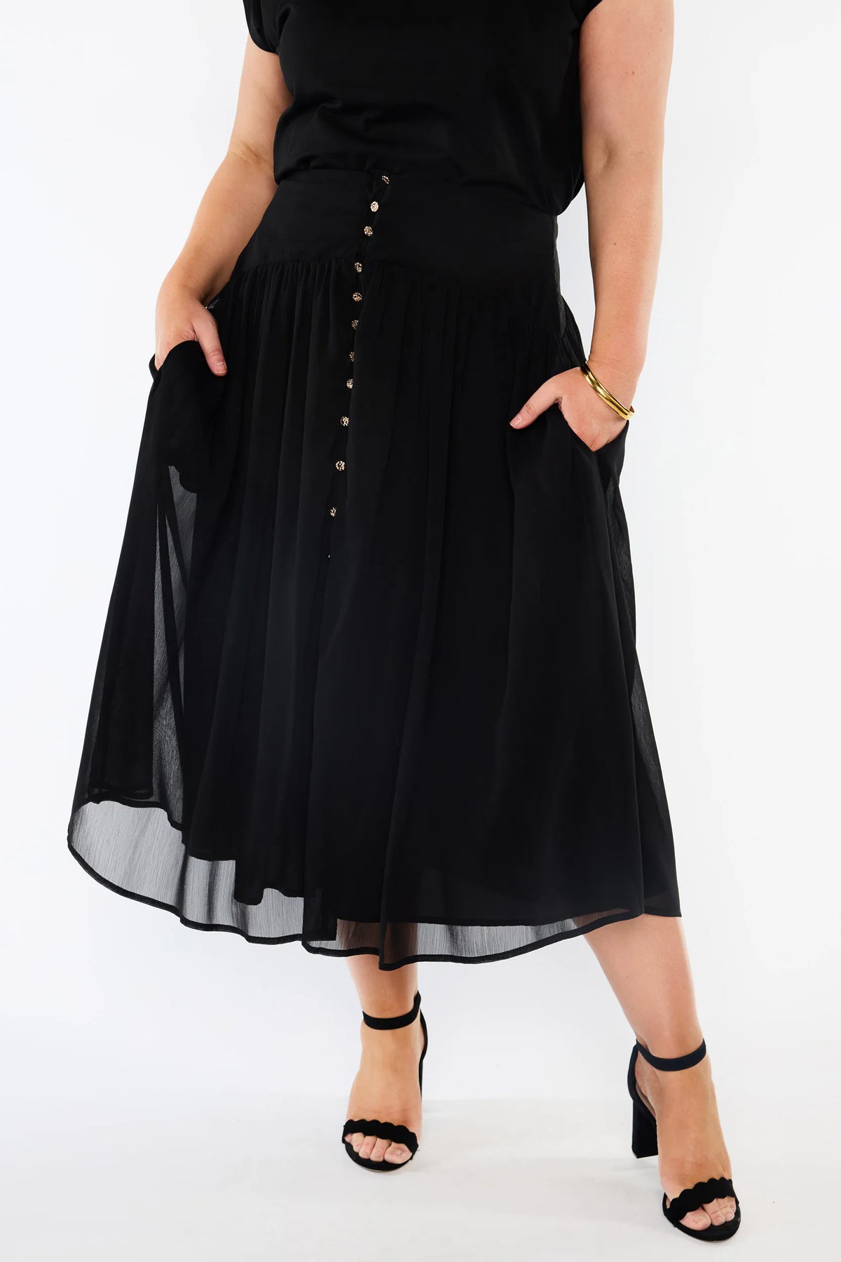 Raven Black Skirt