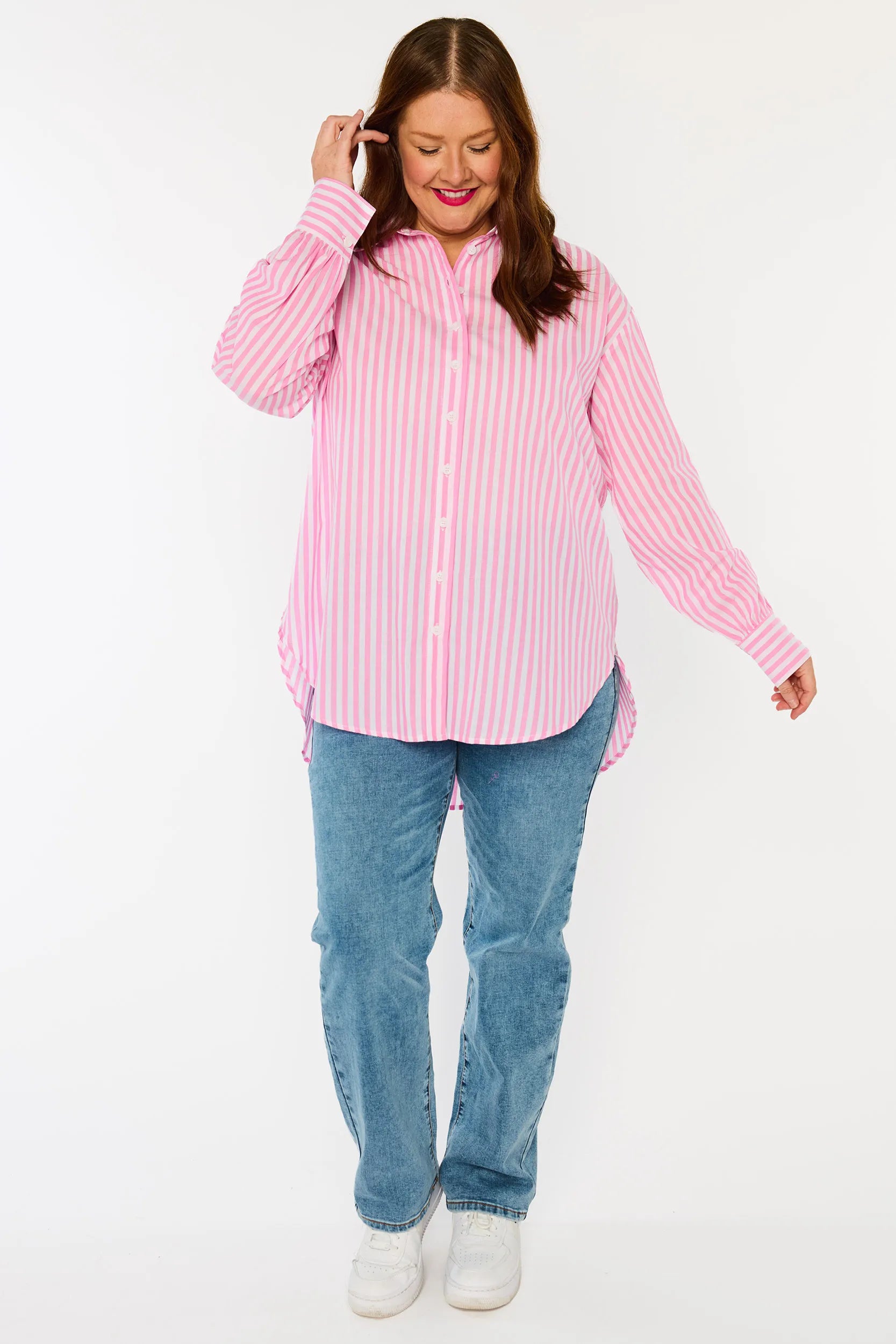 Sadie Candy Stripe Shirt – Candy top