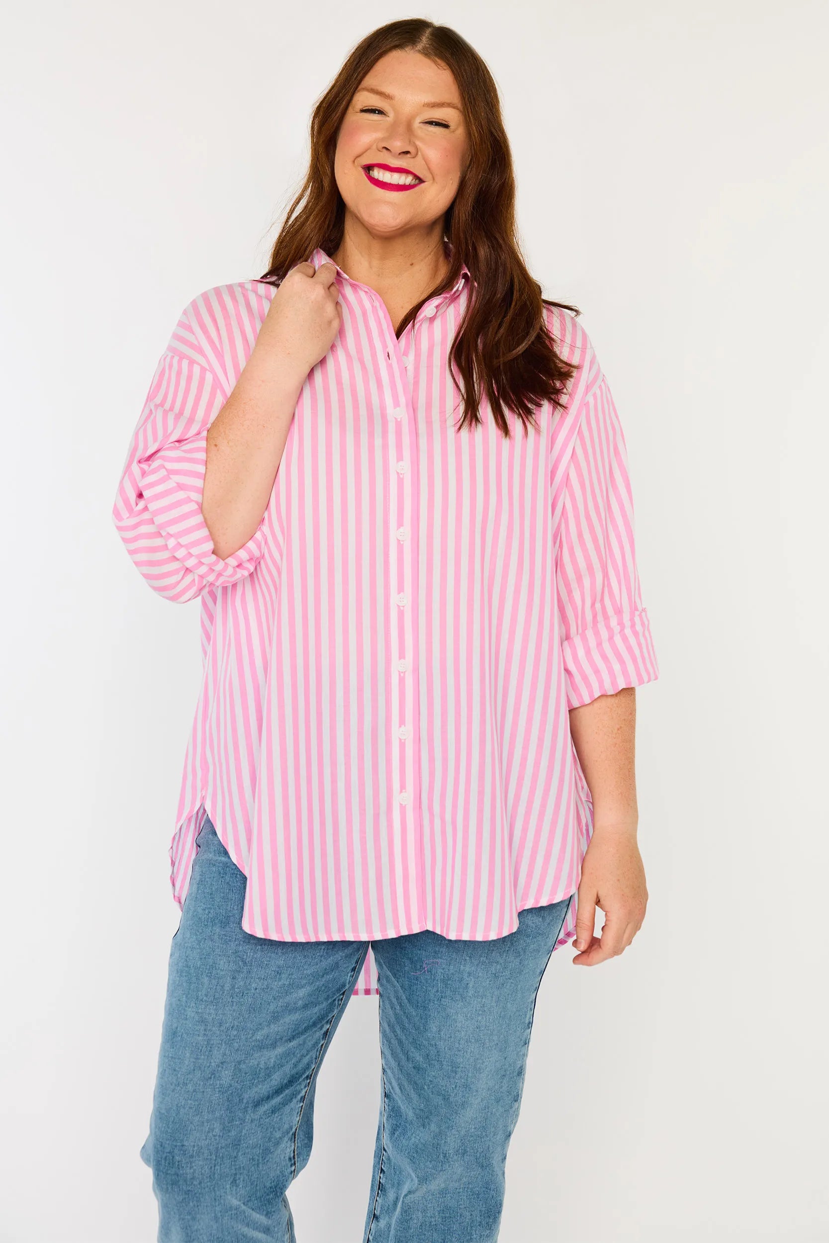 Sadie Candy Stripe Shirt – Candy top