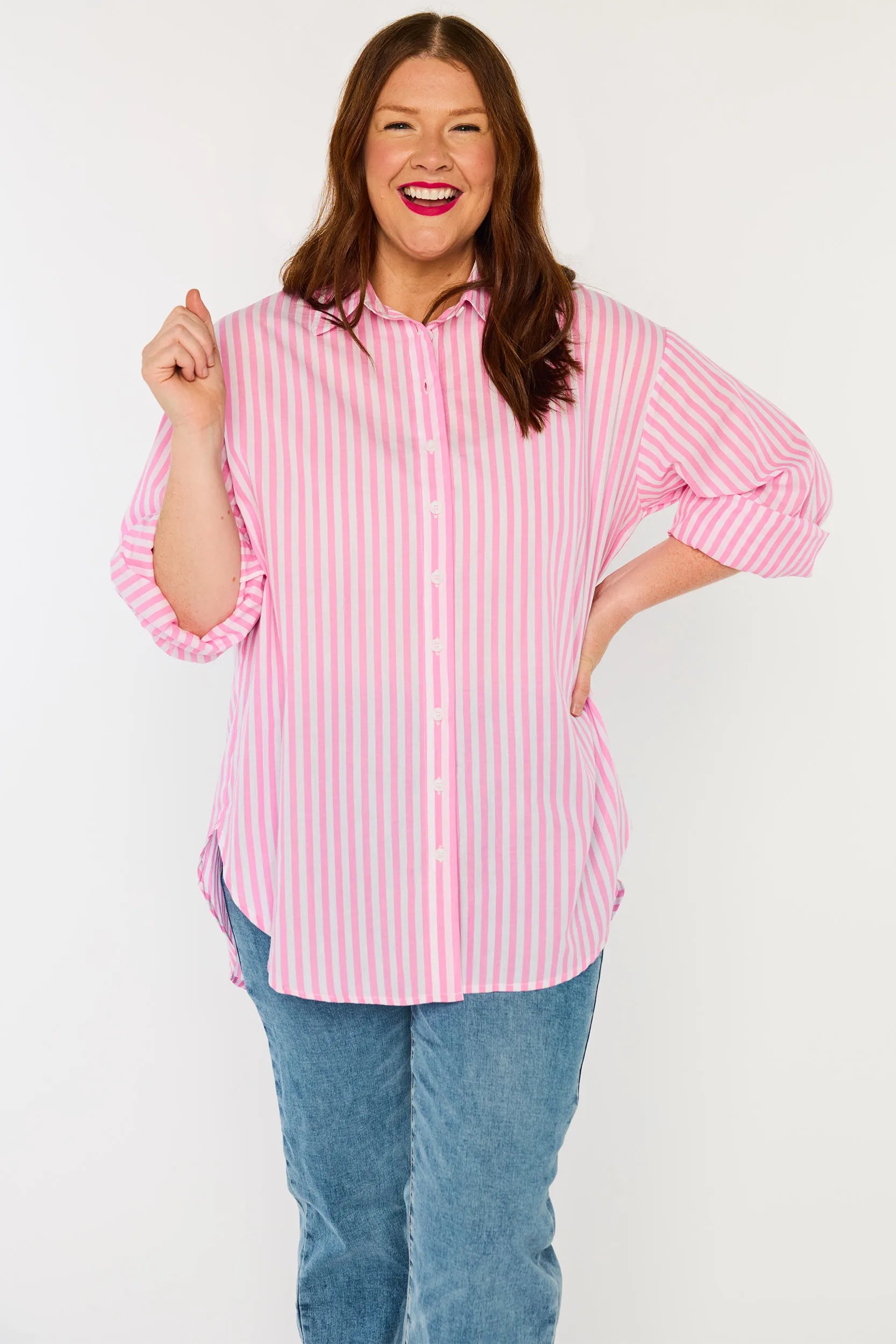 Sadie Candy Stripe Shirt – Candy top