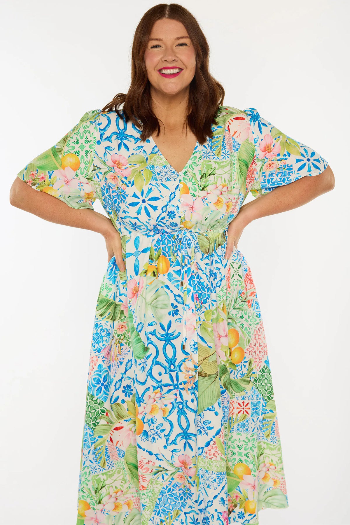 Michelle Santorini Sun Dress