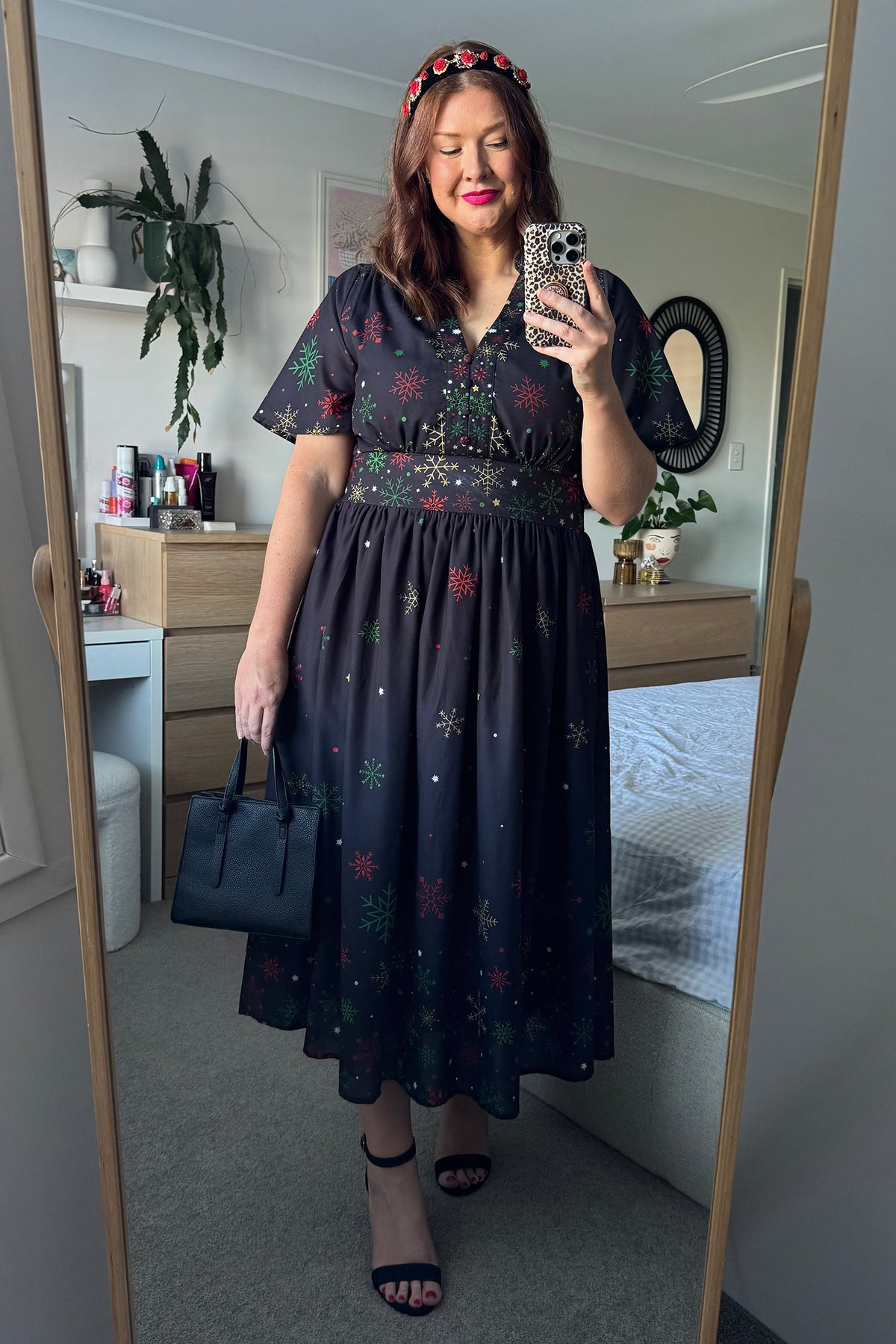 Stephanie Christmas Snow Dress (Pre-Order)