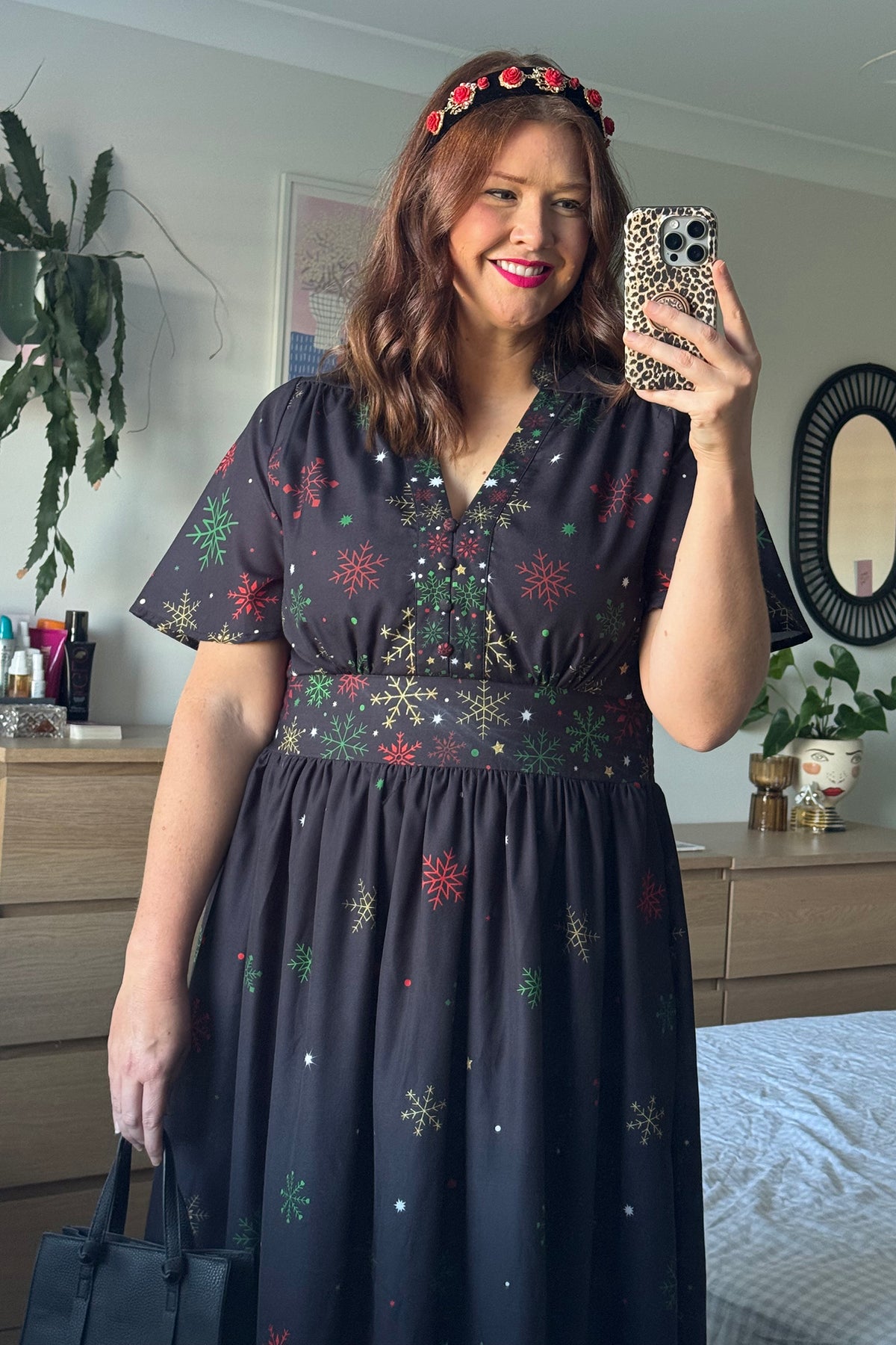 Stephanie Christmas Snow Dress (Pre-Order)