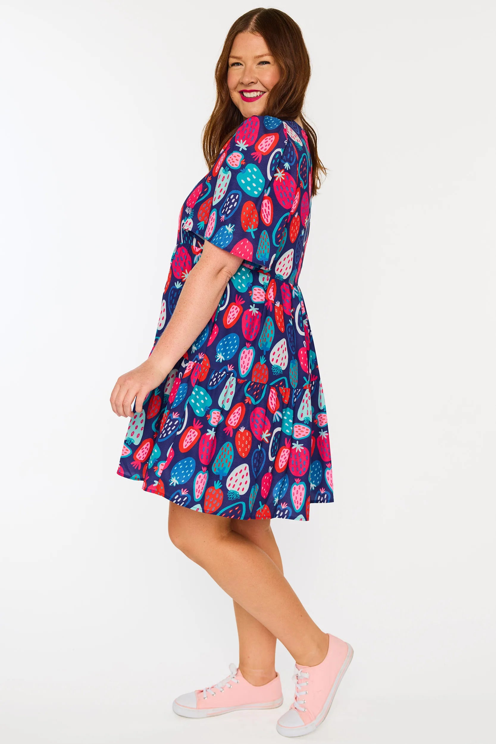 Jackson Strawberry Party Dress โ Strawberry Party mini dress