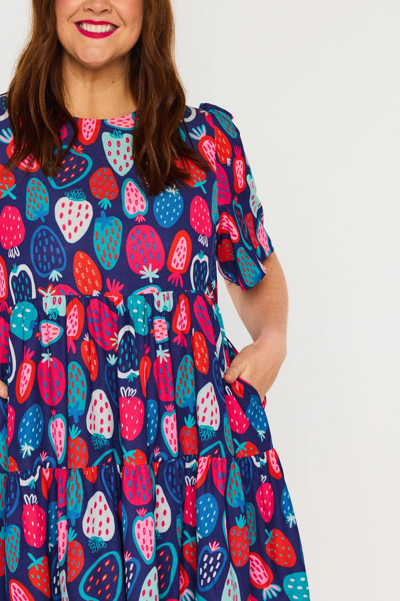 Jackson Strawberry Party Dress โ Strawberry Party mini dress