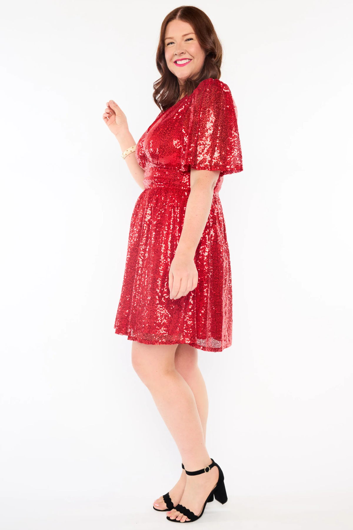 Tamara Red Sequins Dress