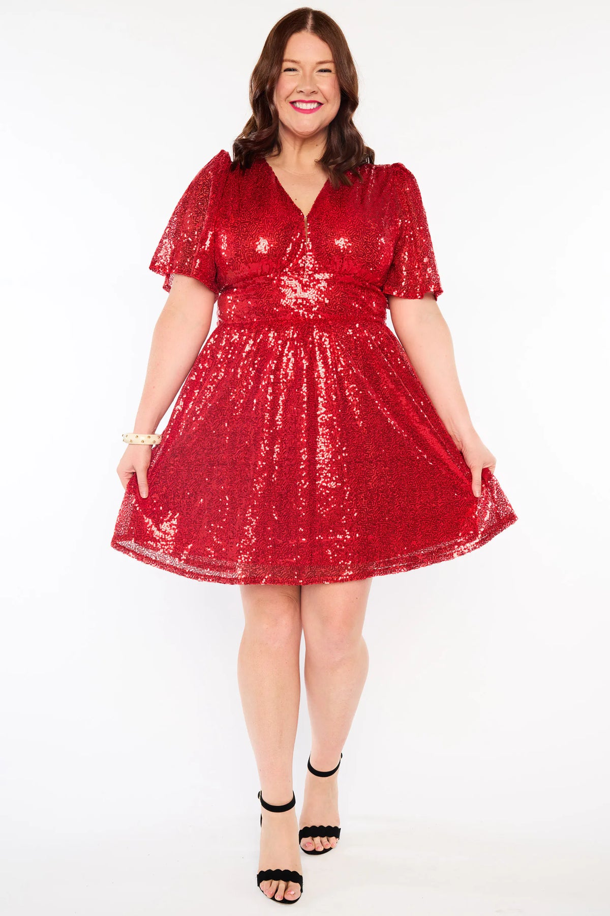 Tamara Red Sequins Dress