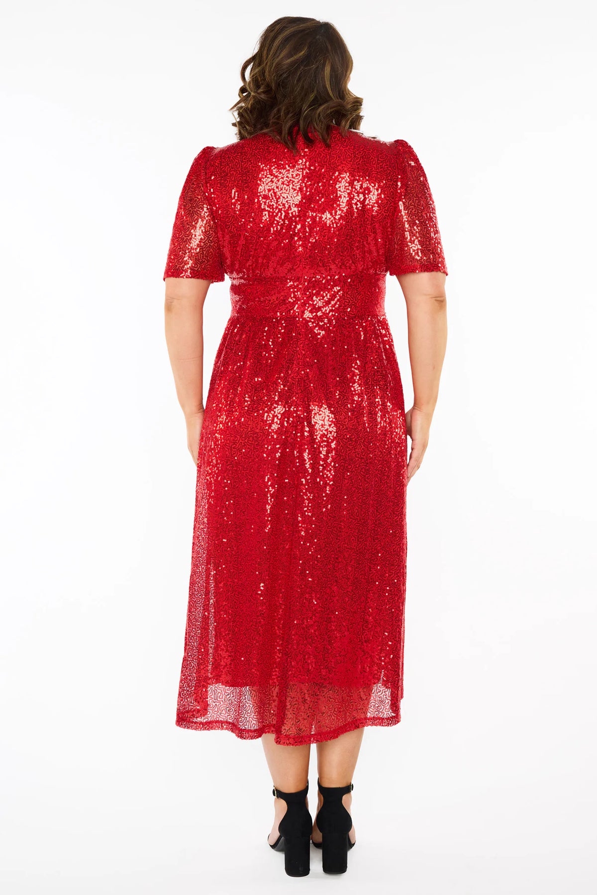Tamie Red Sequins Dress