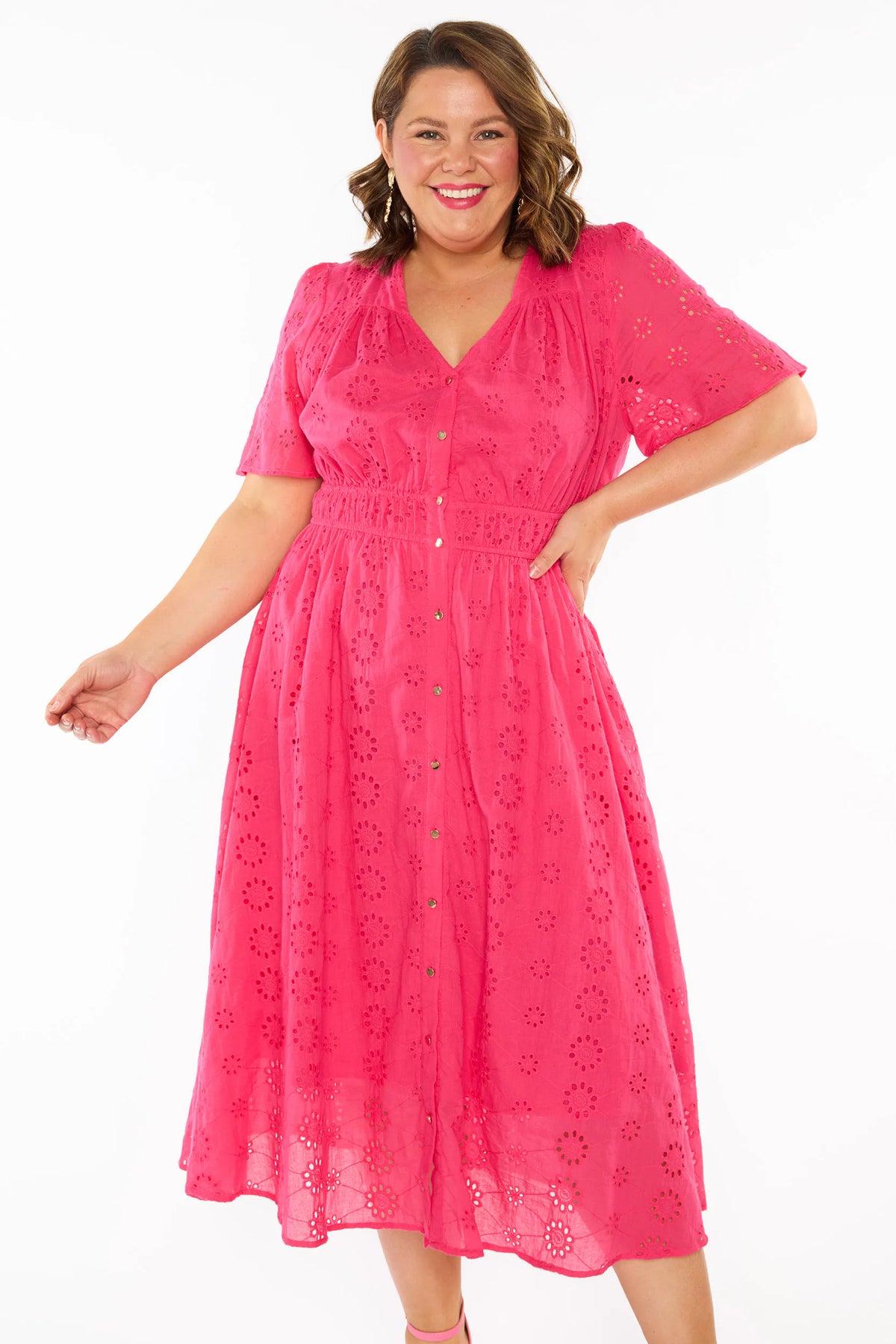 Tamsen Candy Pink Dress