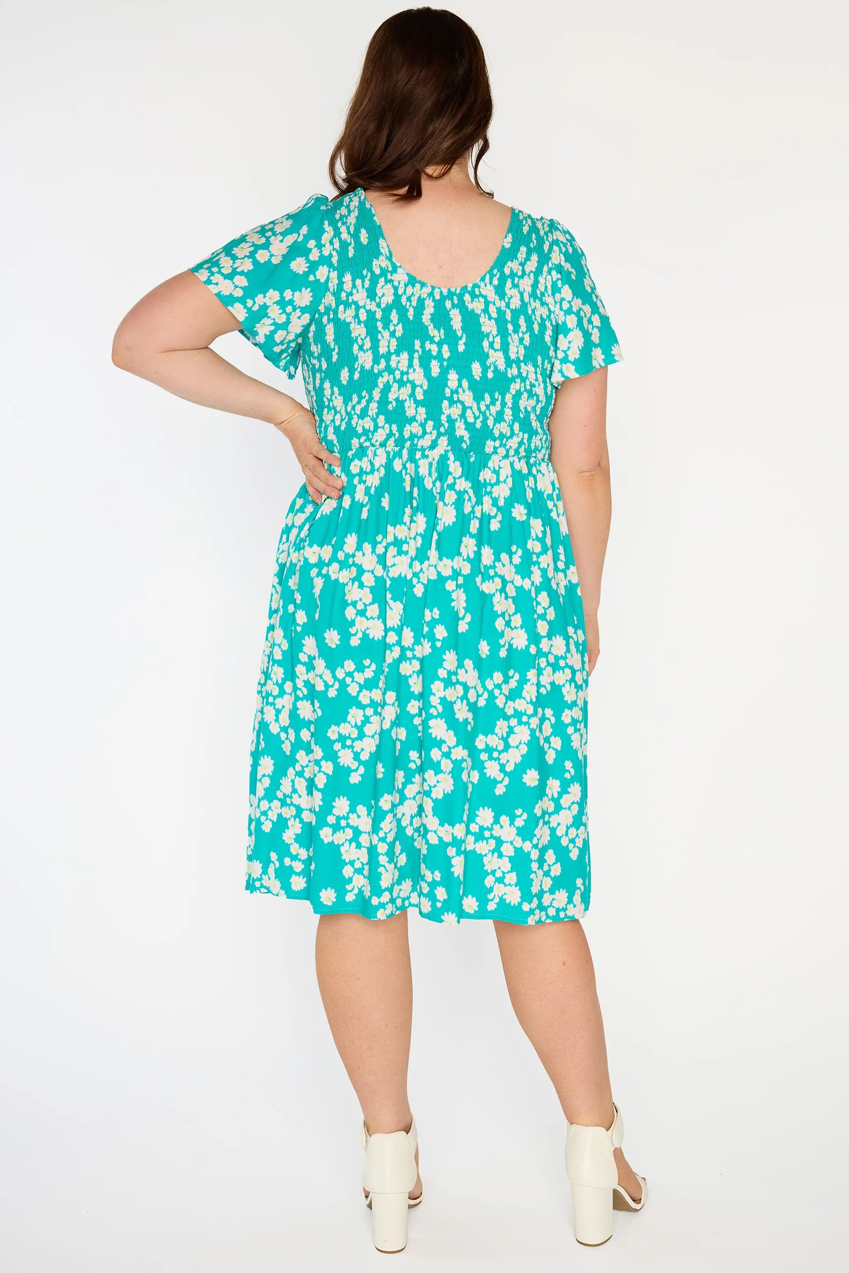 Merida Teal Petal Whimsy Dress
