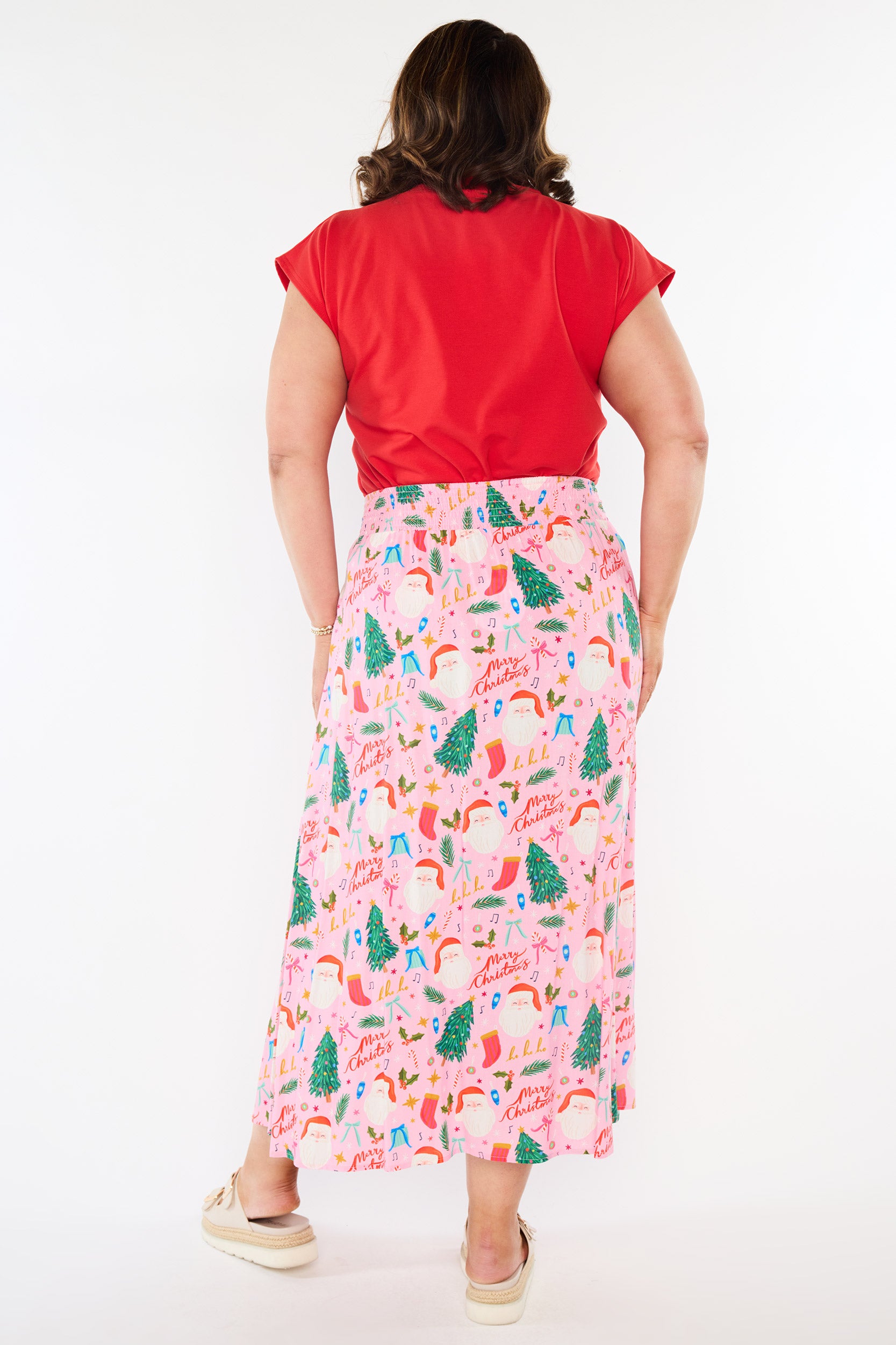 Katelyn Vintage Christmas Skirt (Pre-Order)