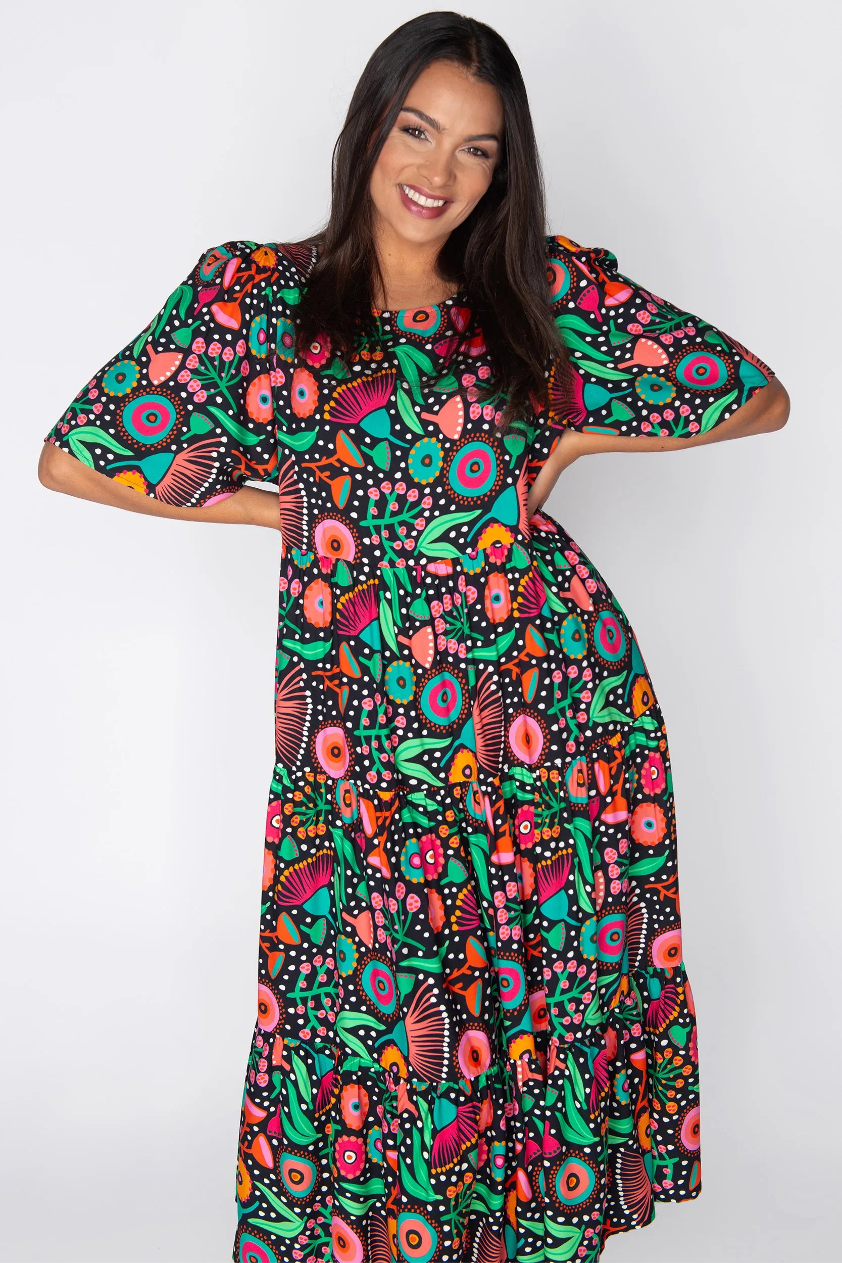 Charli Wattle Wonderland Dress – Wattle Wonderland maxi dress