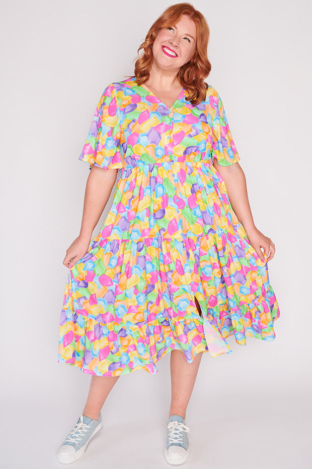 Blair Bedazzling Dress – Bedazzling midi dress