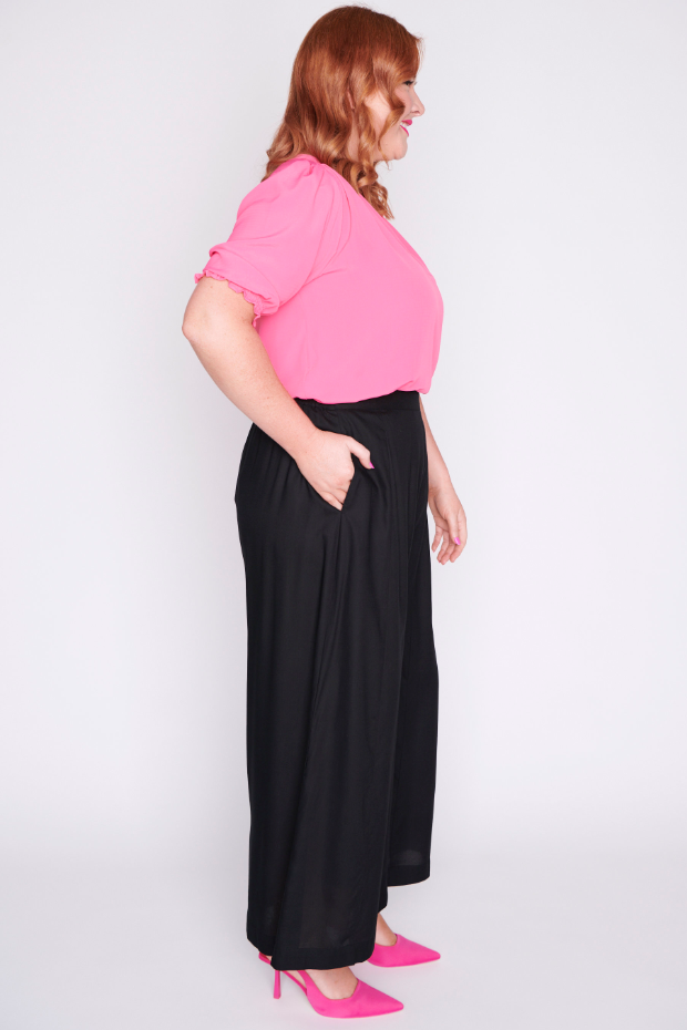 Marissa Black Pant – Black wide leg pants