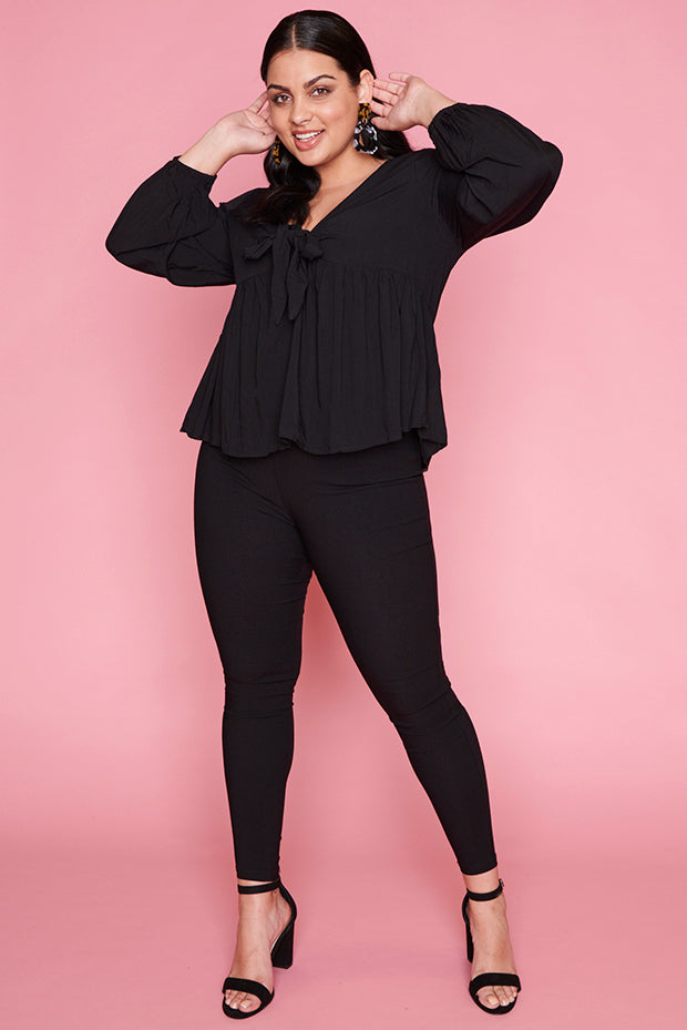 Focus Black Blouse â Black blouse