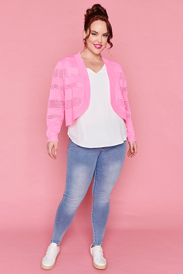 Sumita Crystal Pink Cardi – Crystal Pink cardigan