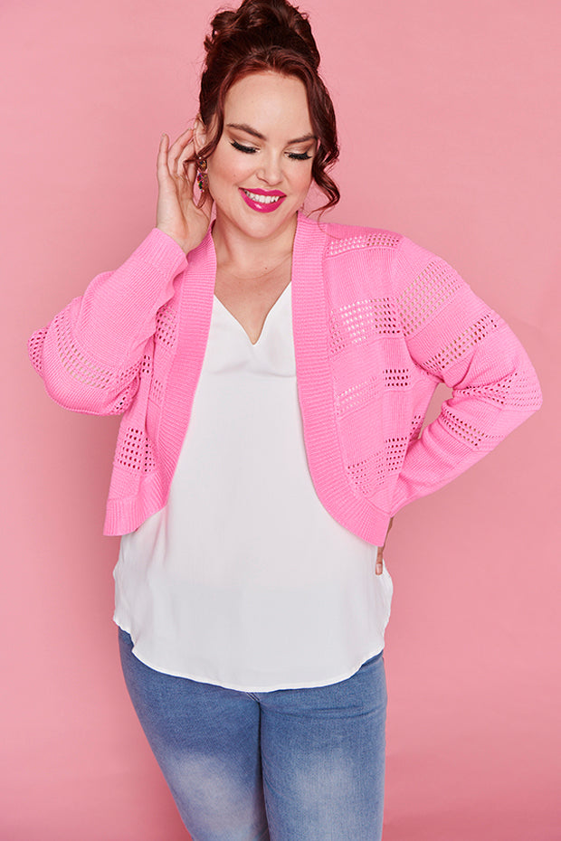 Sumita Crystal Pink Cardi – Crystal Pink cardigan