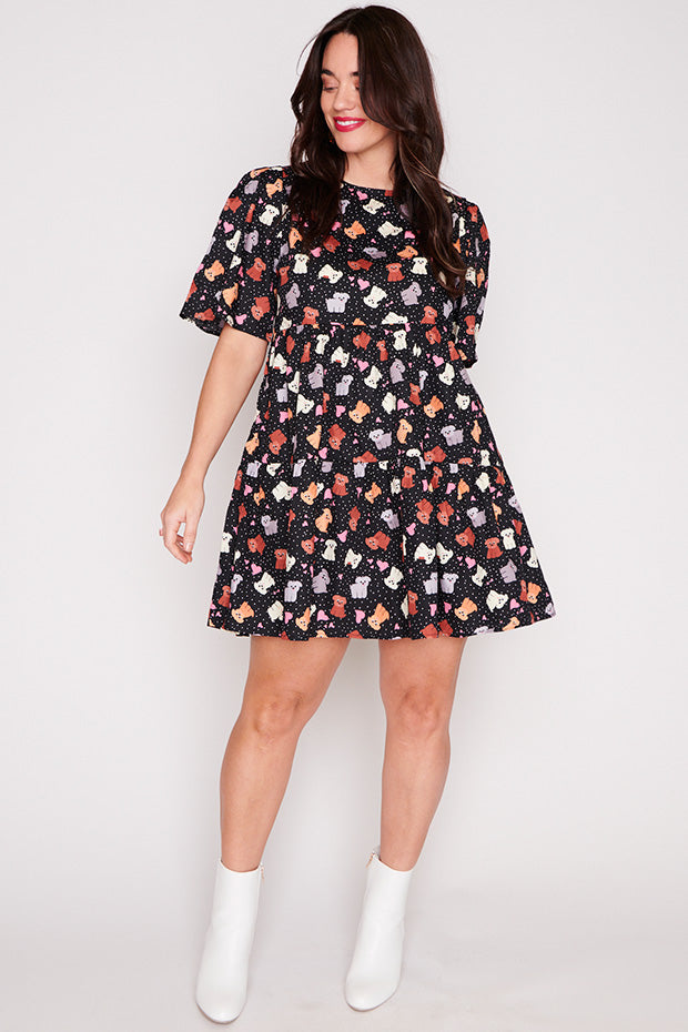 Isadora Puppy Love Dress โ Puppy Love mini dress