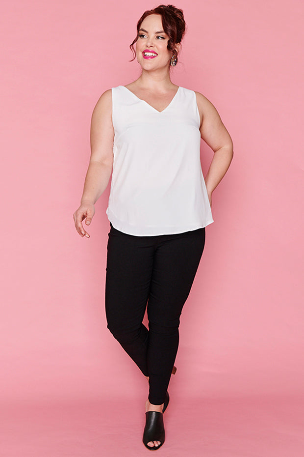 Gabrielle White Top – White loose top