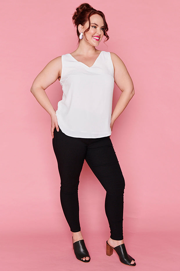 Gabrielle White Top – White loose top
