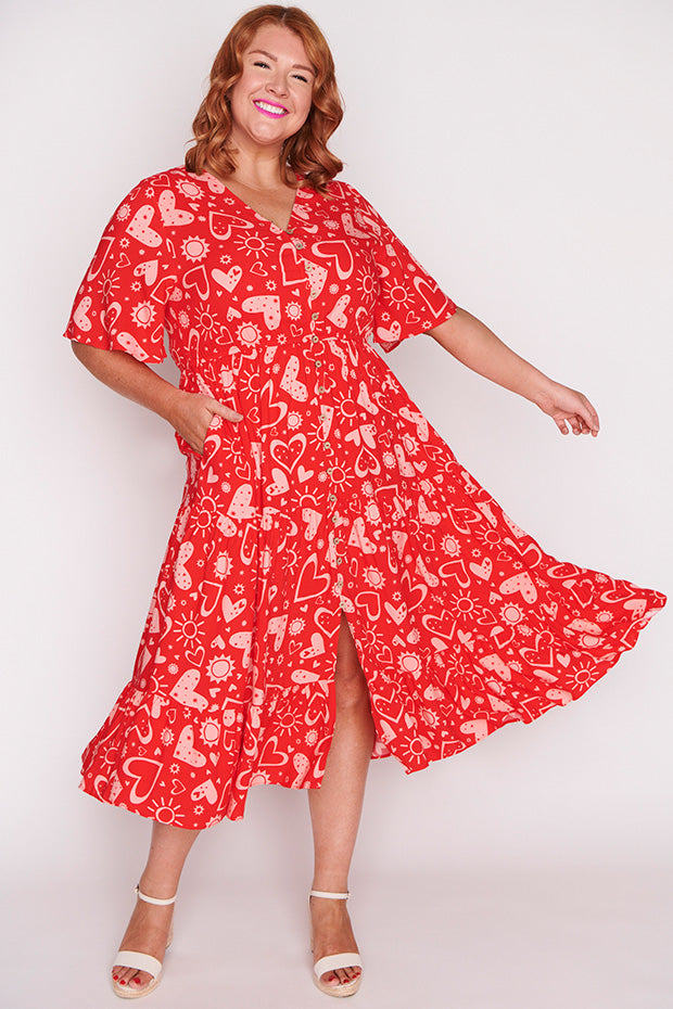 Jessica Love N Sun Dress โ Love N Sun midi dress