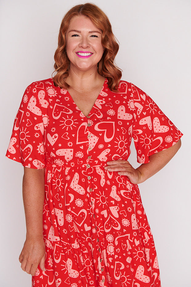 Jessica Love N Sun Dress โ Love N Sun midi dress