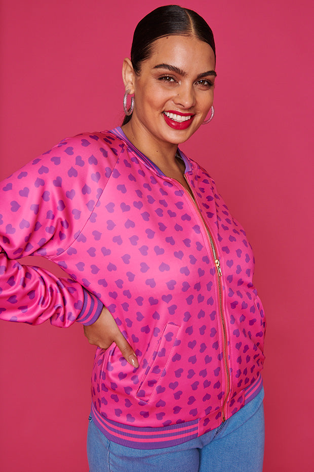 Sutton Sweetie Hearts Jacket โ Sweetie Hearts bomber jacket