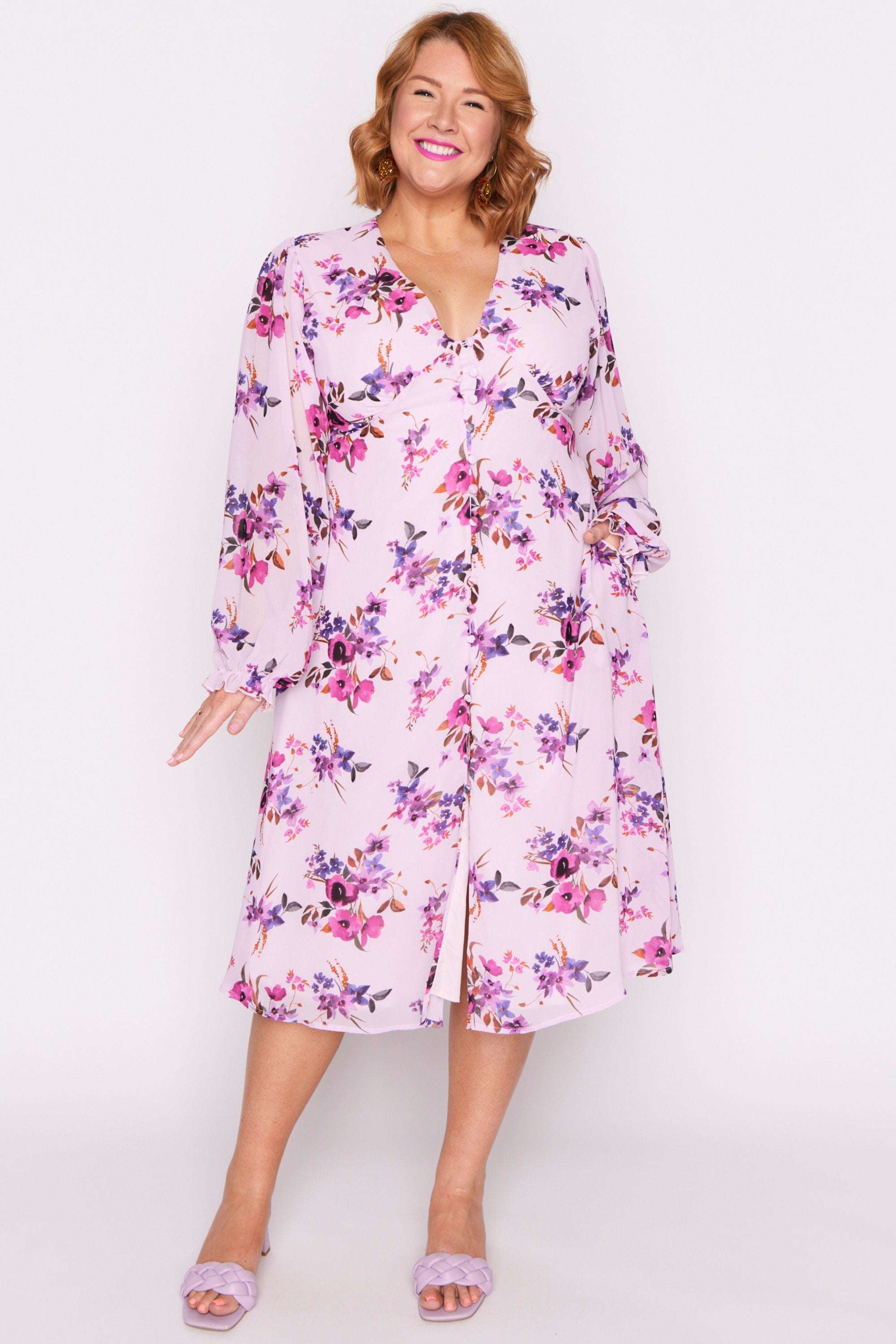 Elkie Pretty in Pink Dress ā Pretty in Pink midi dress
