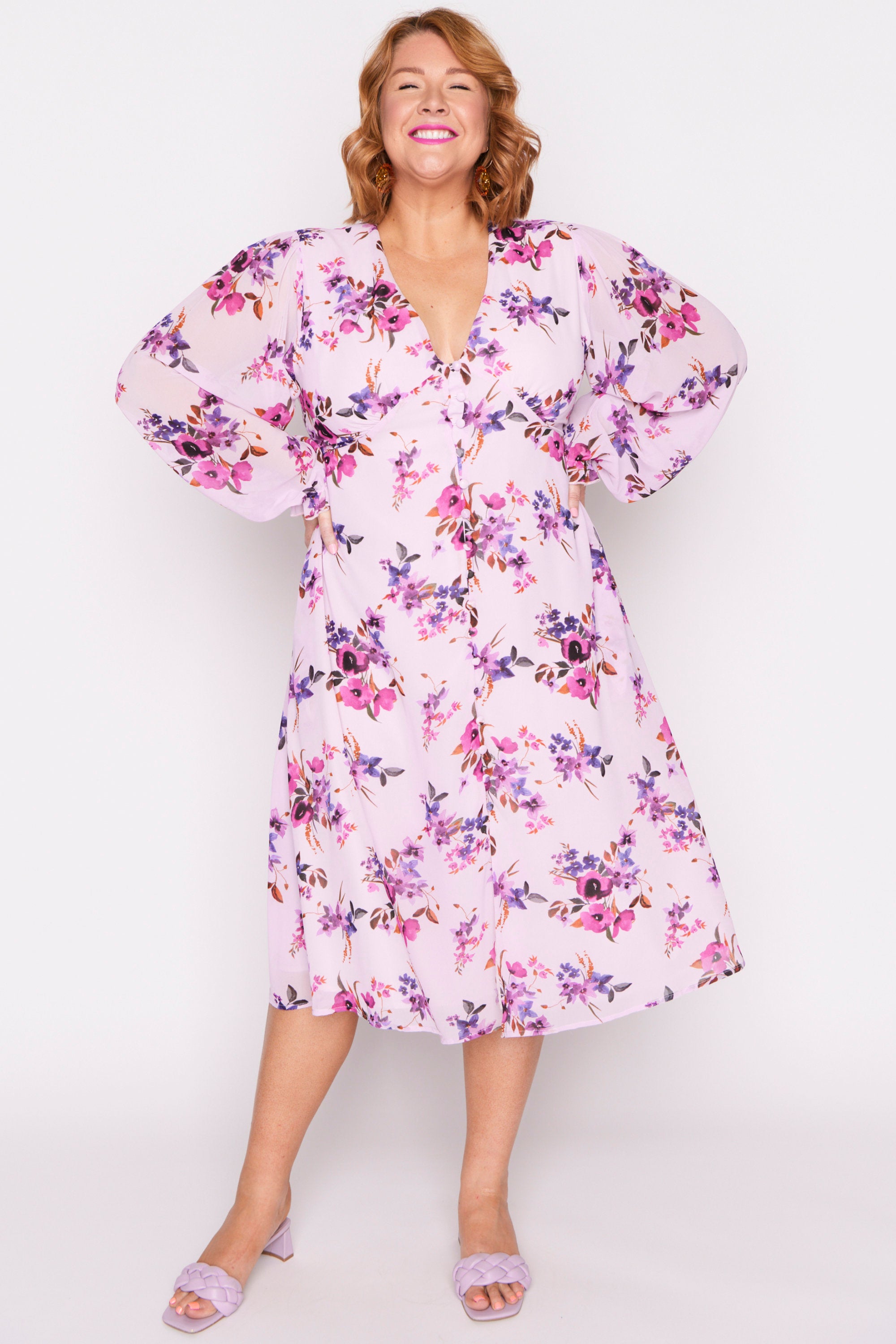 Elkie Pretty in Pink Dress ā Pretty in Pink midi dress