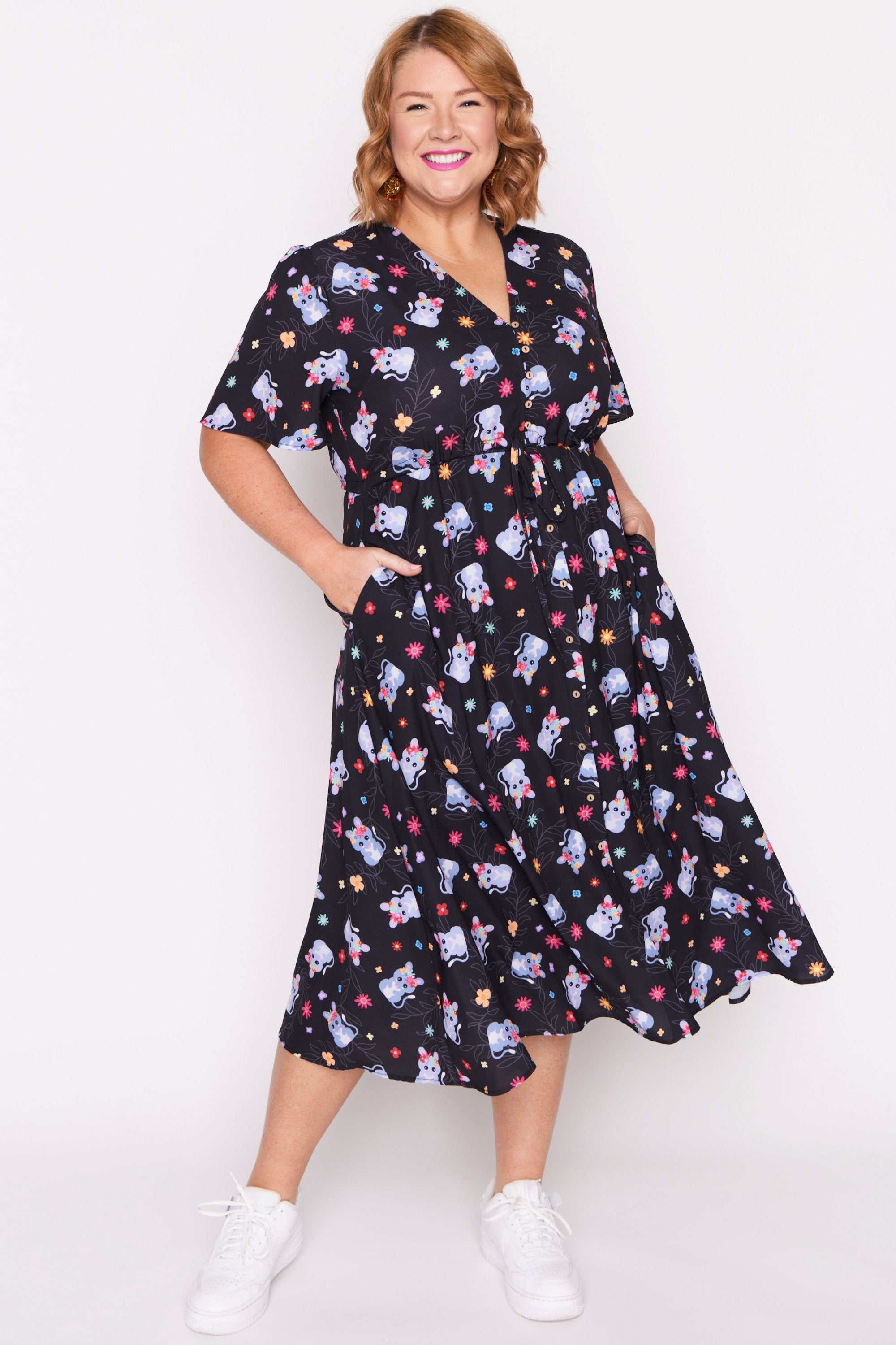 Marley Bilby Blossom Dress – Bilby Blossom midi dress