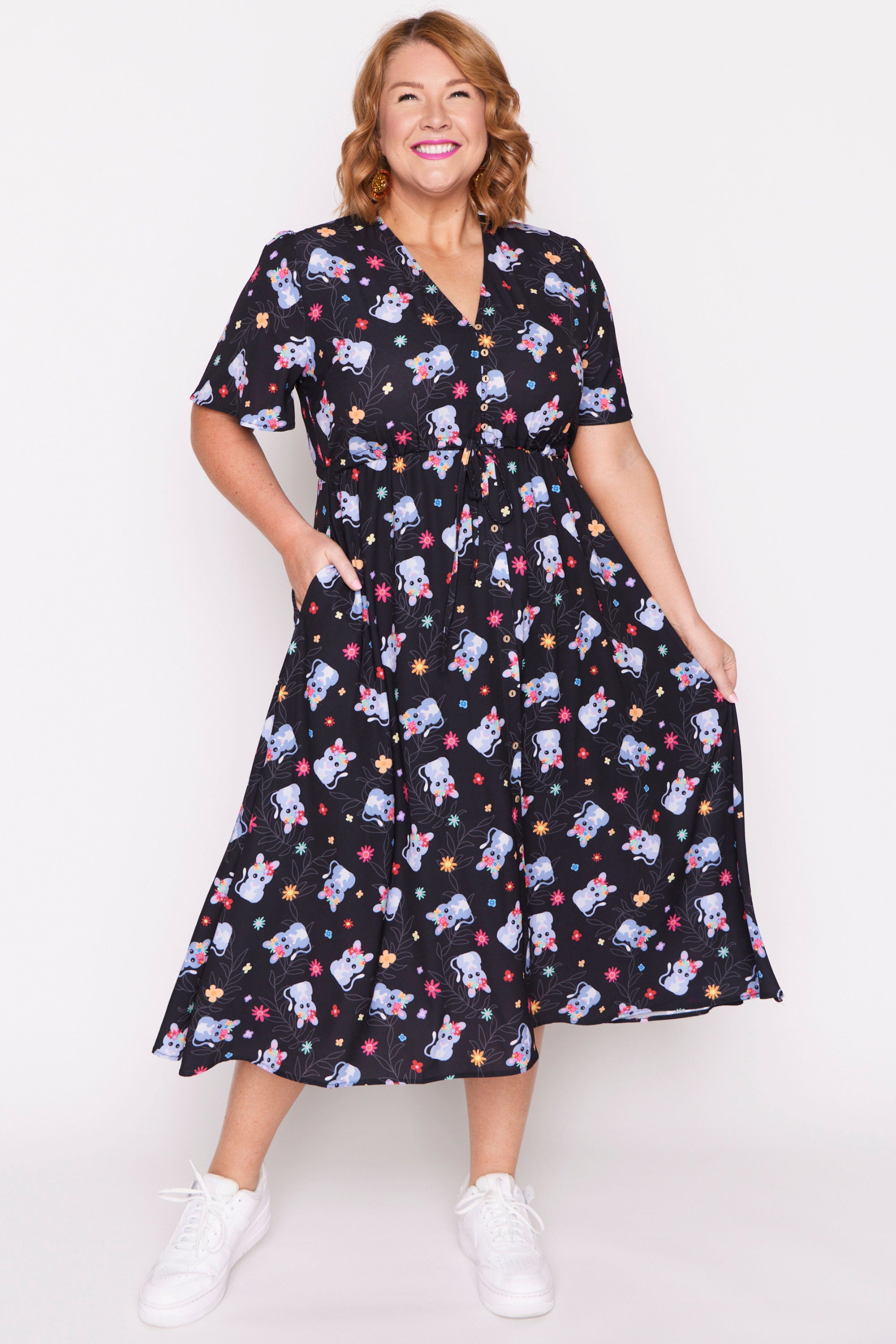 Marley Bilby Blossom Dress โ Bilby Blossom midi dress