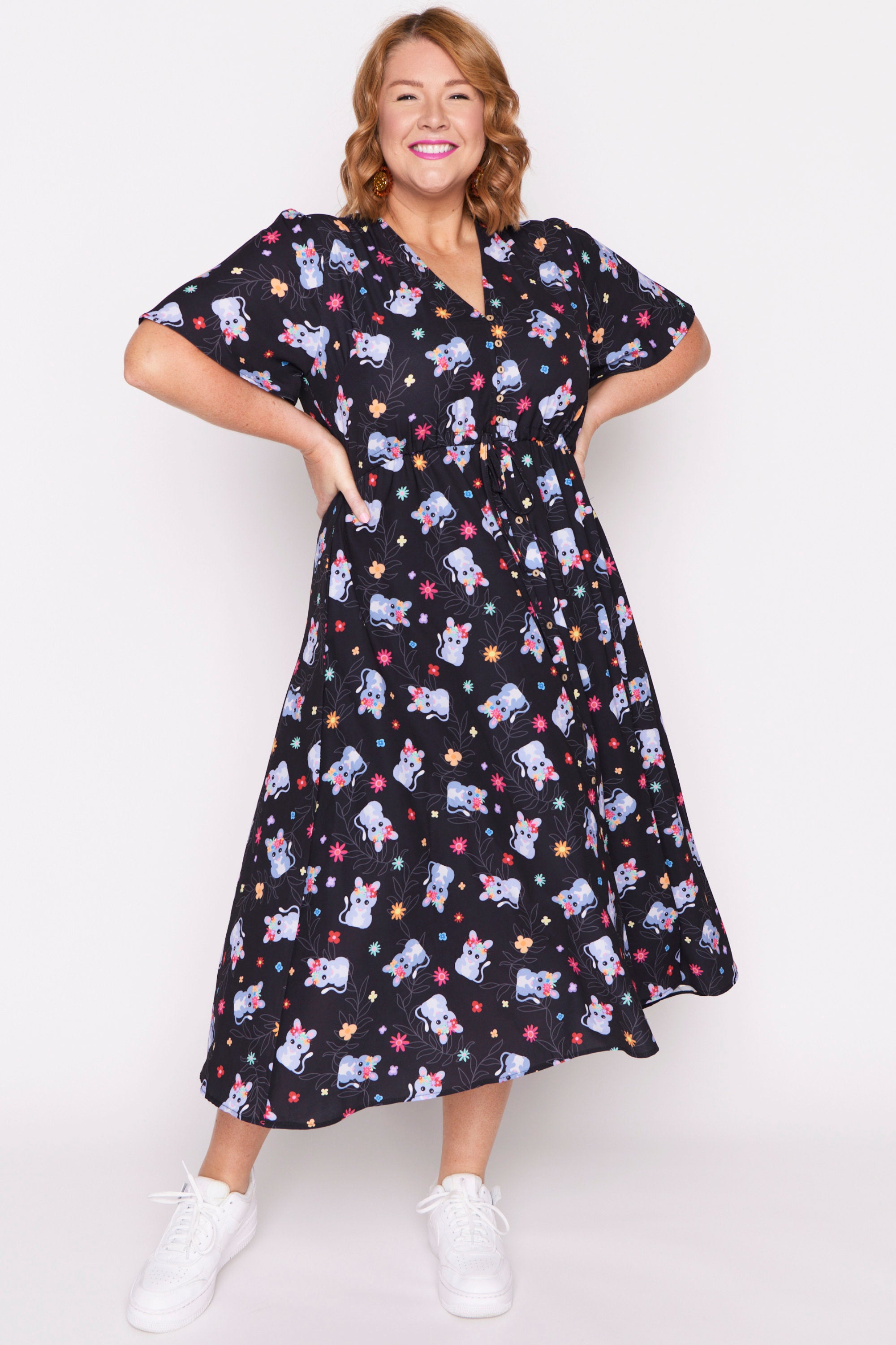Marley Bilby Blossom Dress โ Bilby Blossom midi dress
