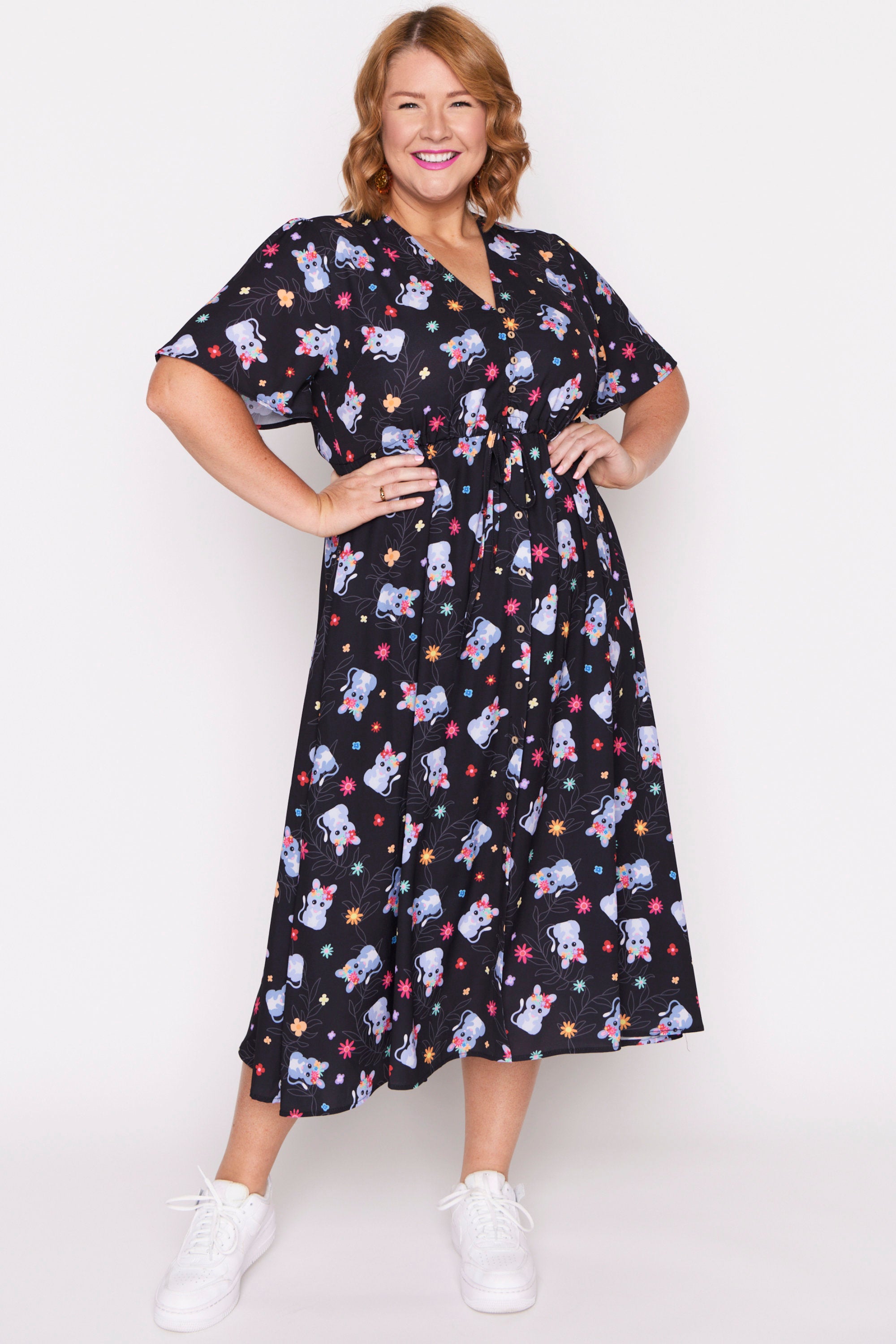 Marley Bilby Blossom Dress โ Bilby Blossom midi dress