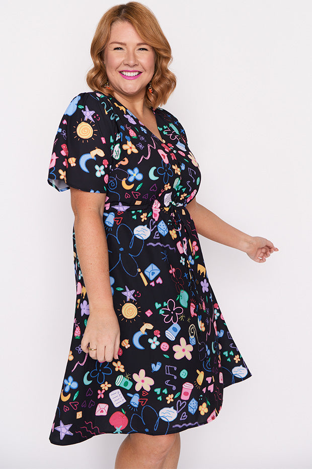 Siena Meeting Minutes Dress โ Meeting Minutes knee length dress