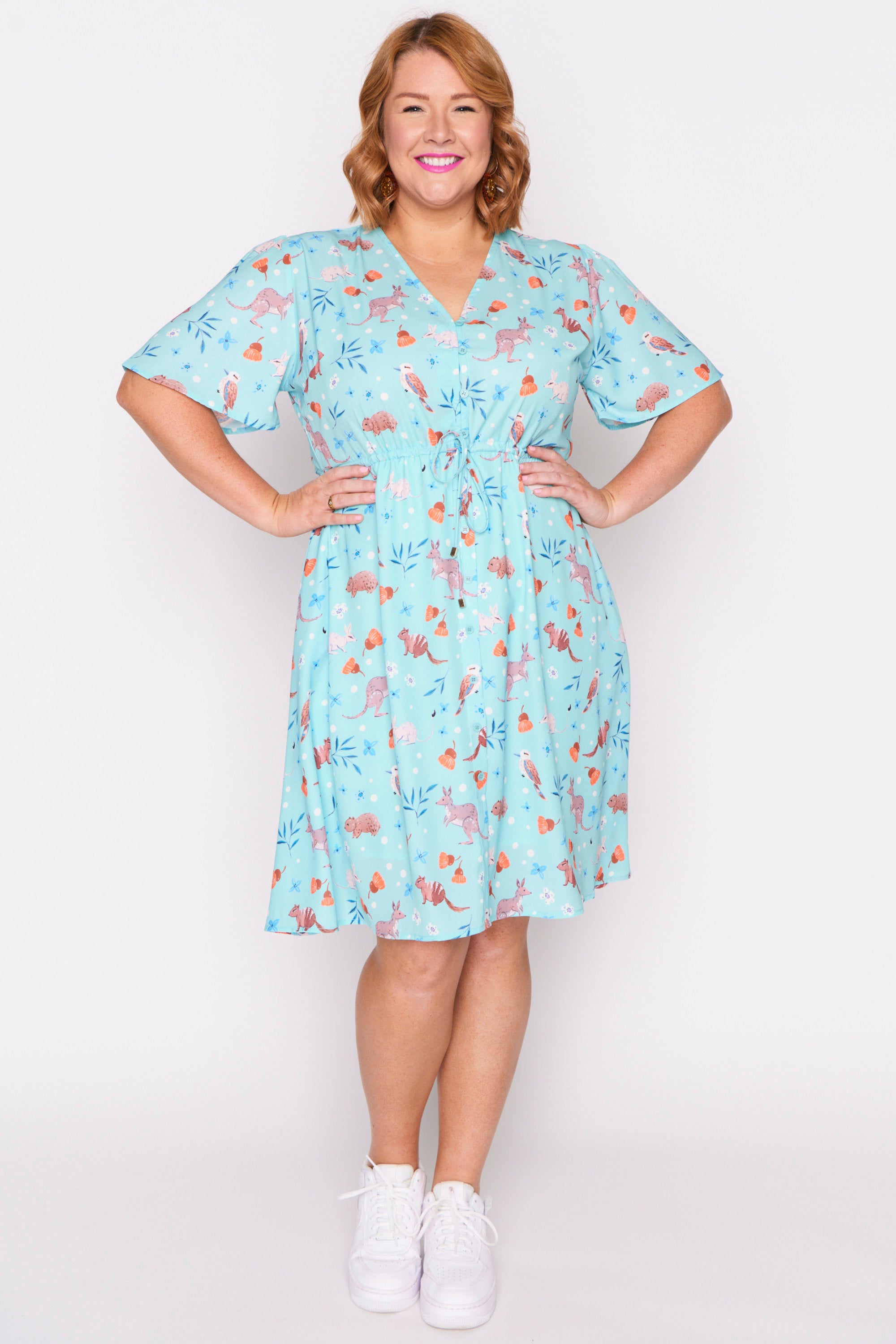 Siena Hopping Happy Dress – Hopping Happy knee length dress