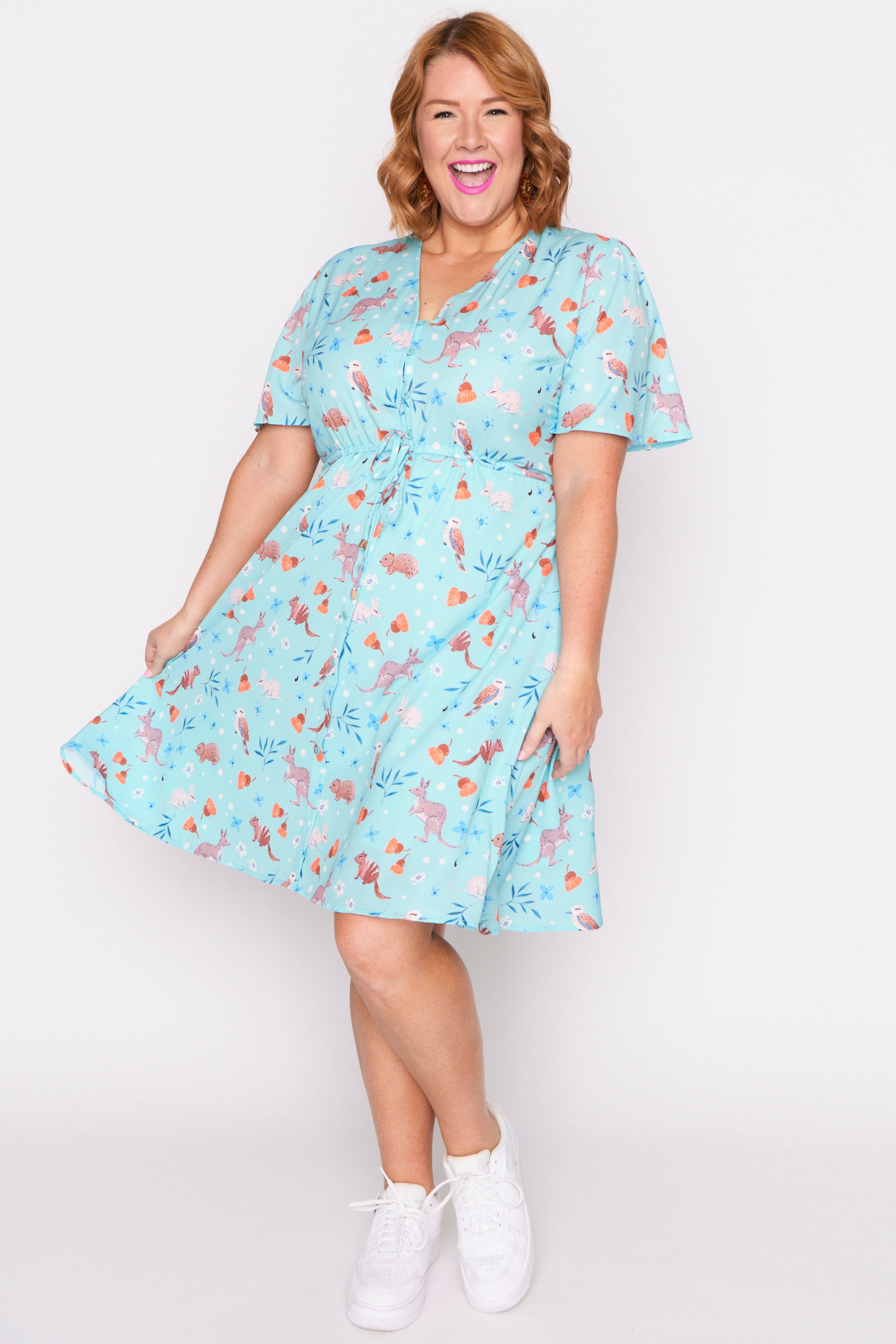 Siena Hopping Happy Dress – Hopping Happy knee length dress
