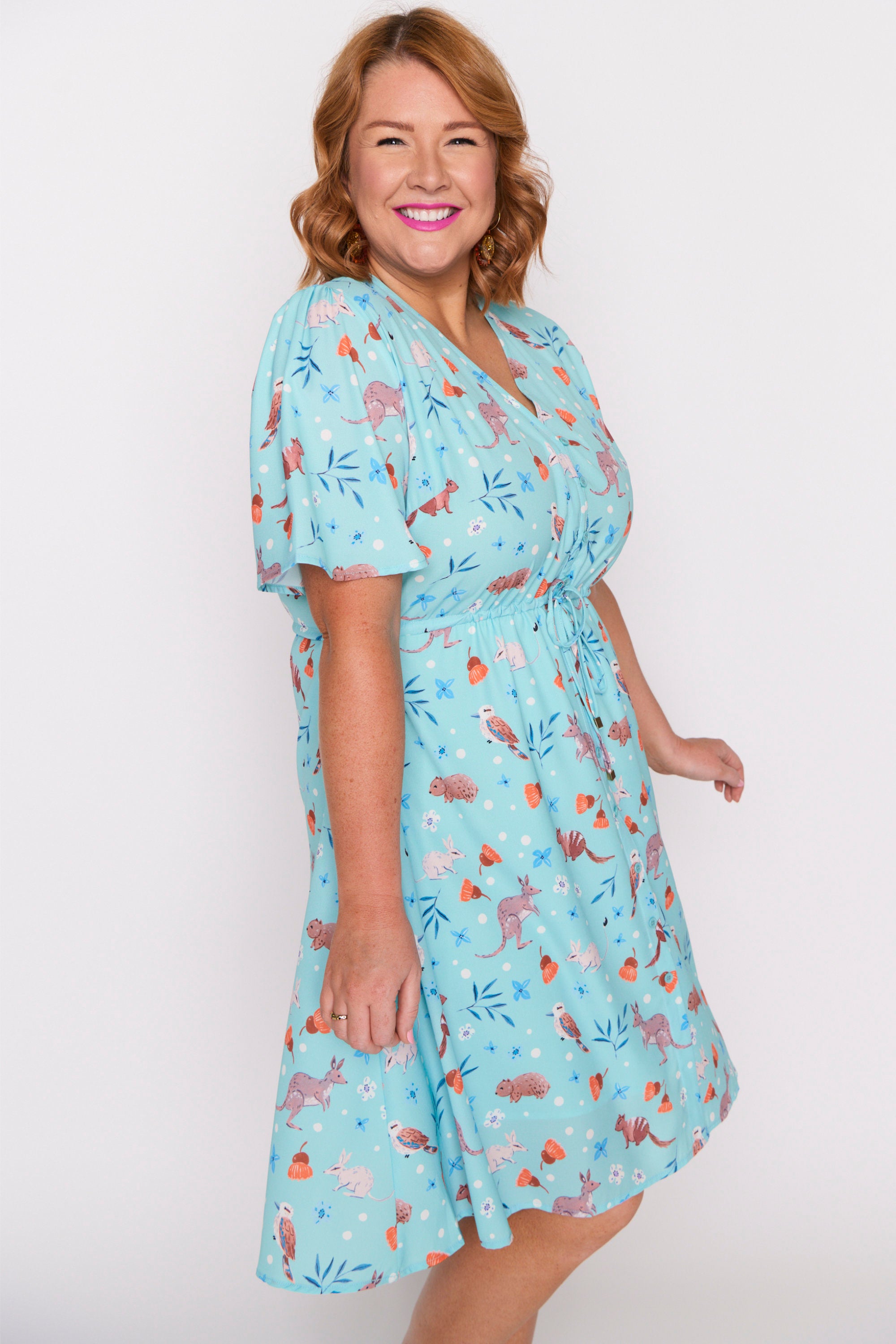Siena Hopping Happy Dress – Hopping Happy knee length dress