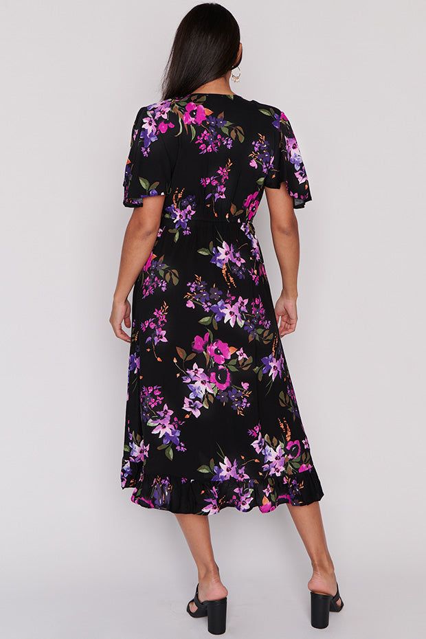 Mason Night Flower Dress – Night Flower midi dress