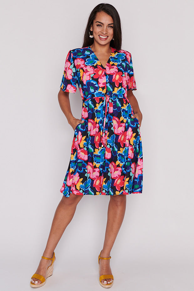 Siena Perfect Poppies Dress โ Perfect Poppies knee length dress