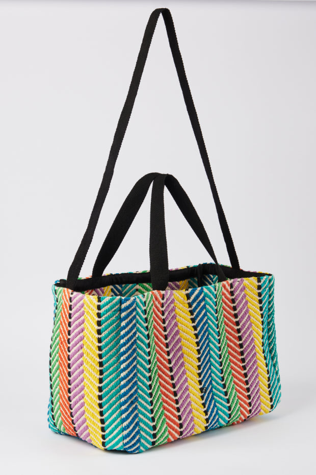 Circus Stripe Rainbow Carry All – Stripe Rainbow tote bag