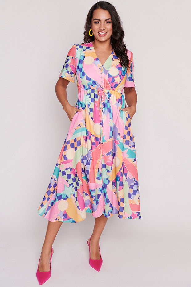 Kristina Interstellar Overdrive Dress – Interstellar Overdrive midi dress