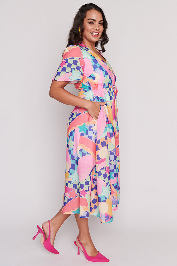 Kristina Interstellar Overdrive Dress – Interstellar Overdrive midi dress