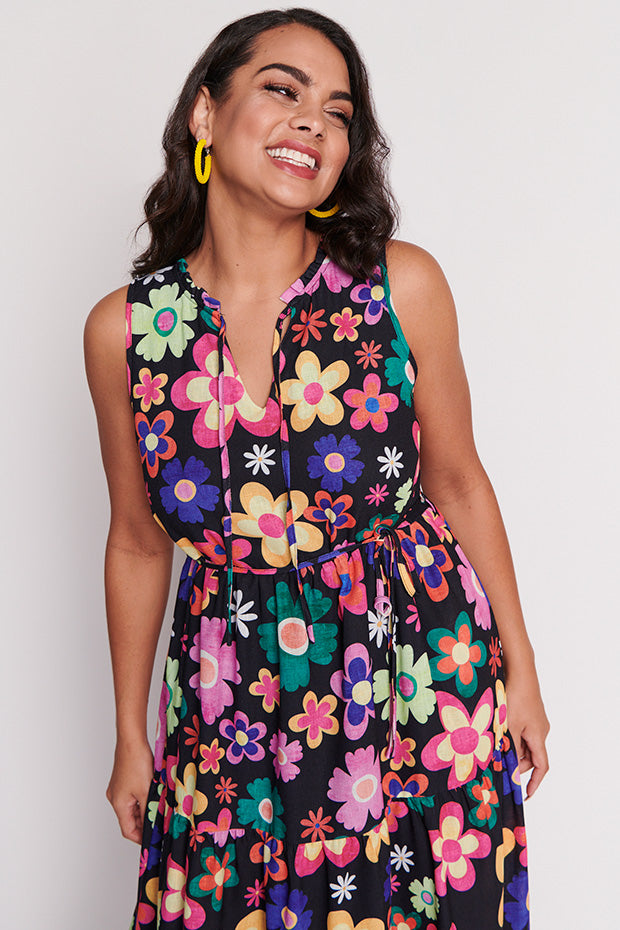 Sammies Daisy Pop Dress – Daisy Pop maxi dress
